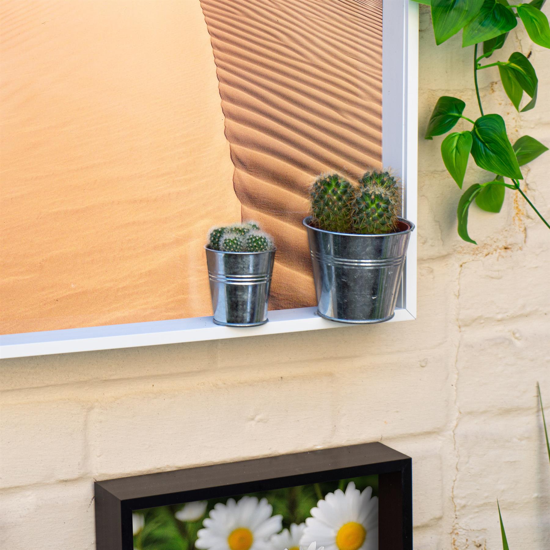 Nicola Spring Deep Box Photo Frame - 10 x 10 - White