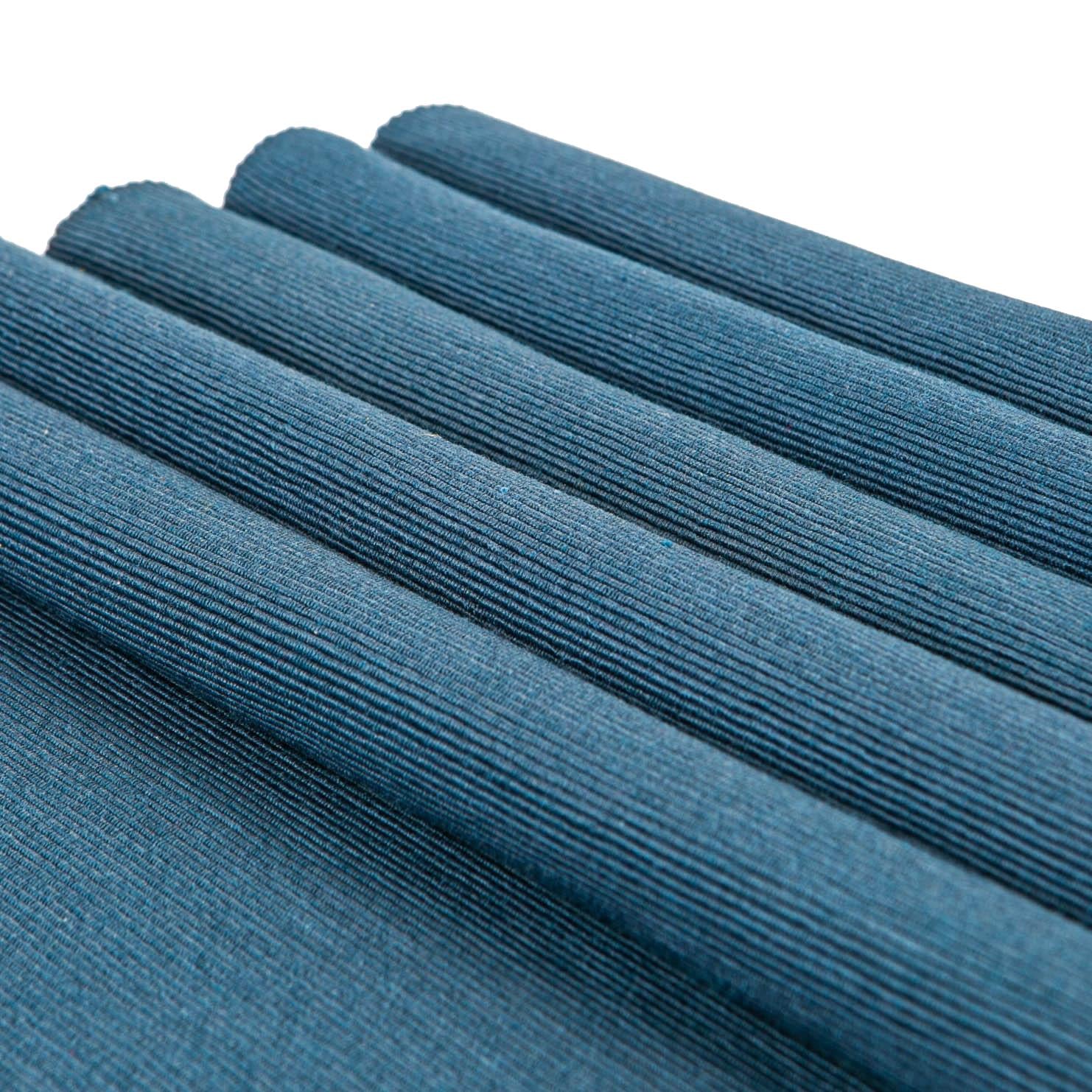 Ribbed Cotton Placemat - Denim