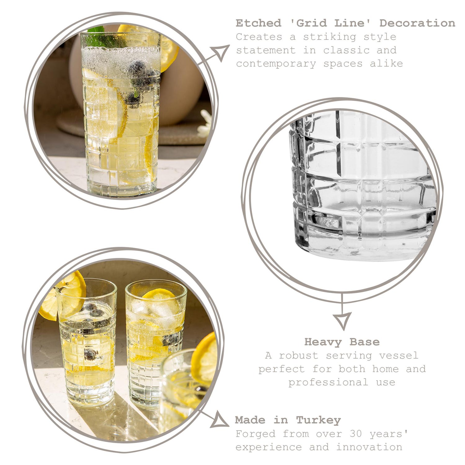 356ml Brit Highball Glass