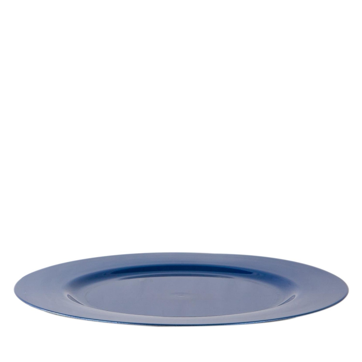 Metallic Charger Plate - 33cm - Blue