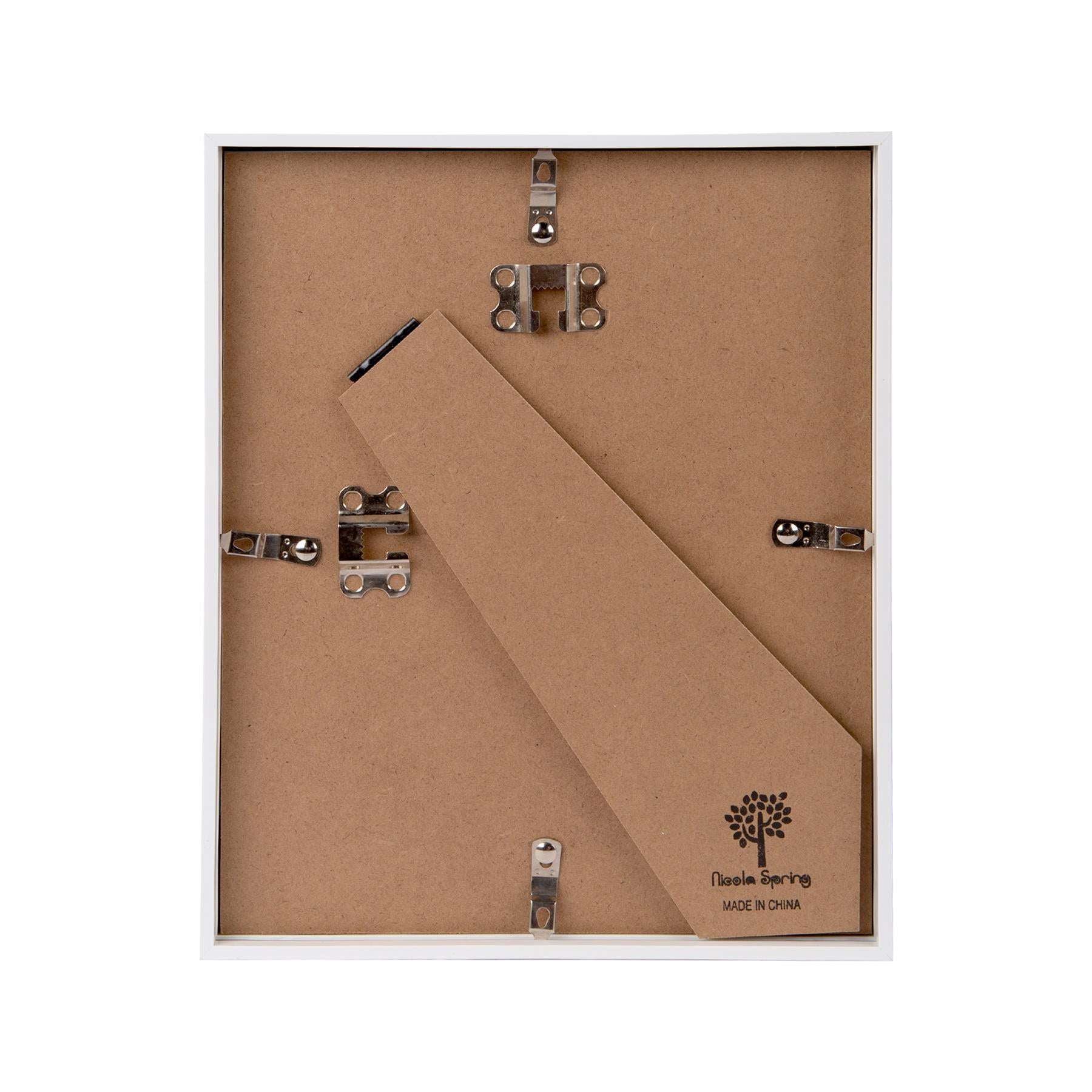 8" x 10" 3D Deep Box Photo Frame - White