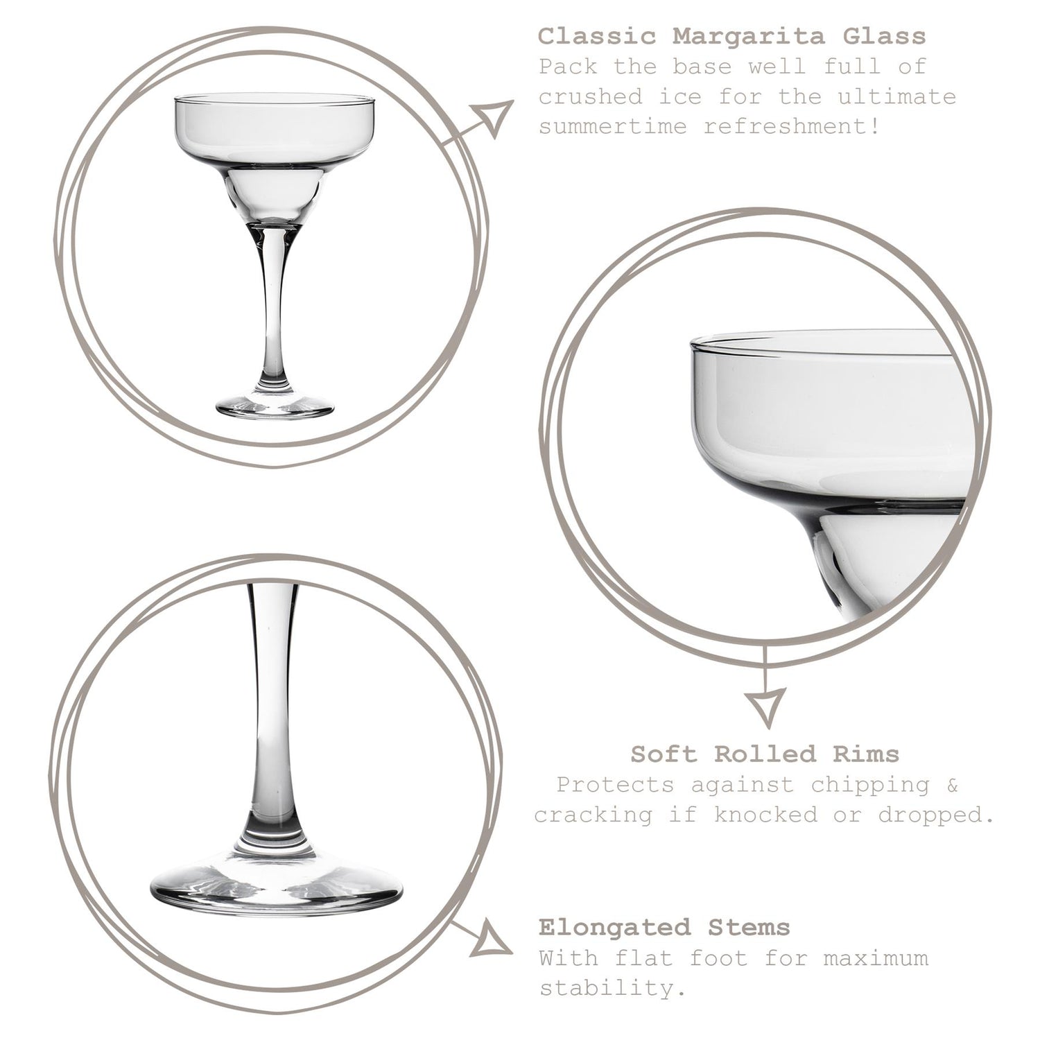 295ml Misket Margarita Glass