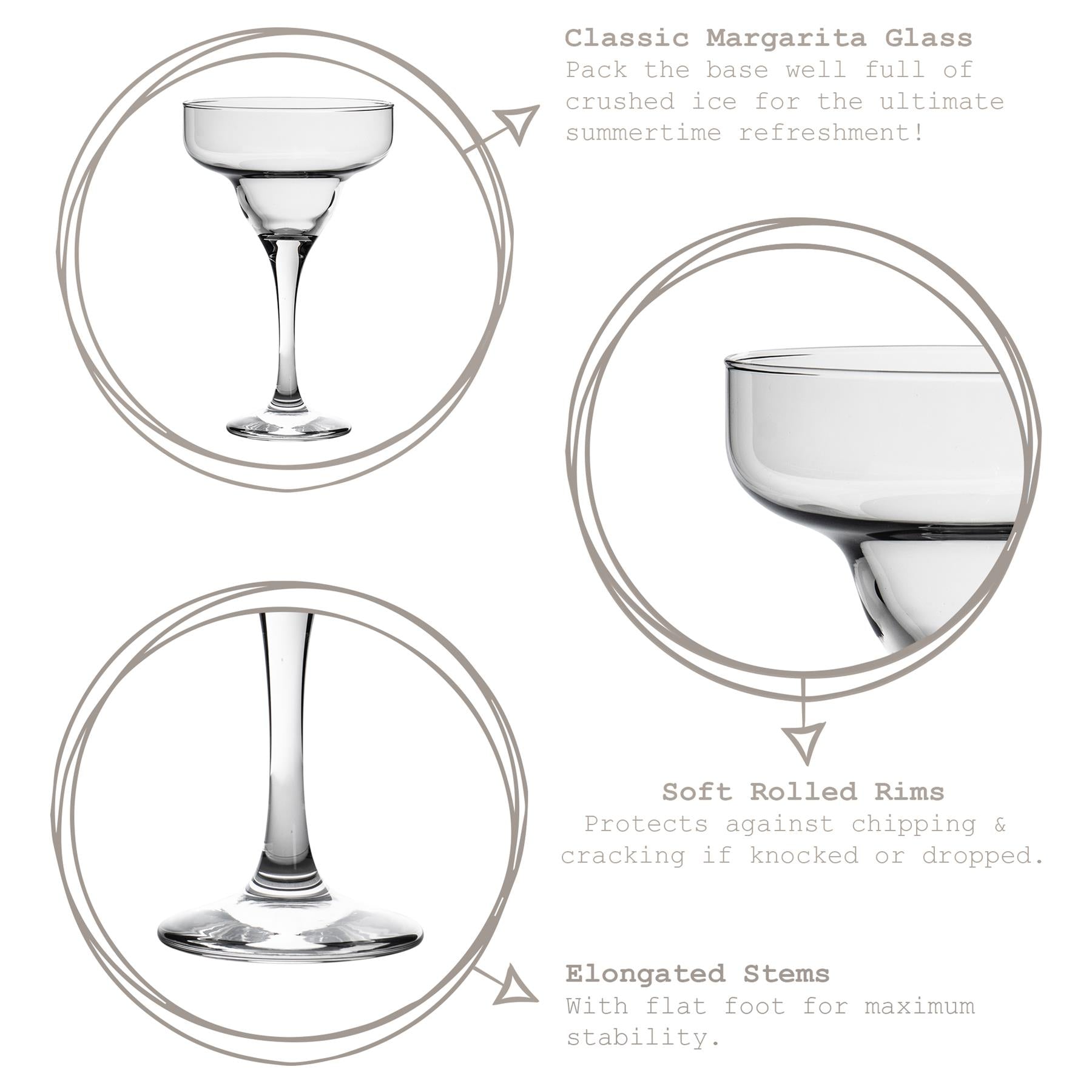 295ml Misket Margarita Glass