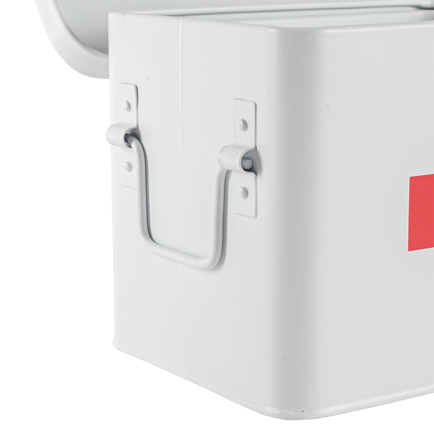Harbour Housewares Vintage First Aid Storage Canister - White