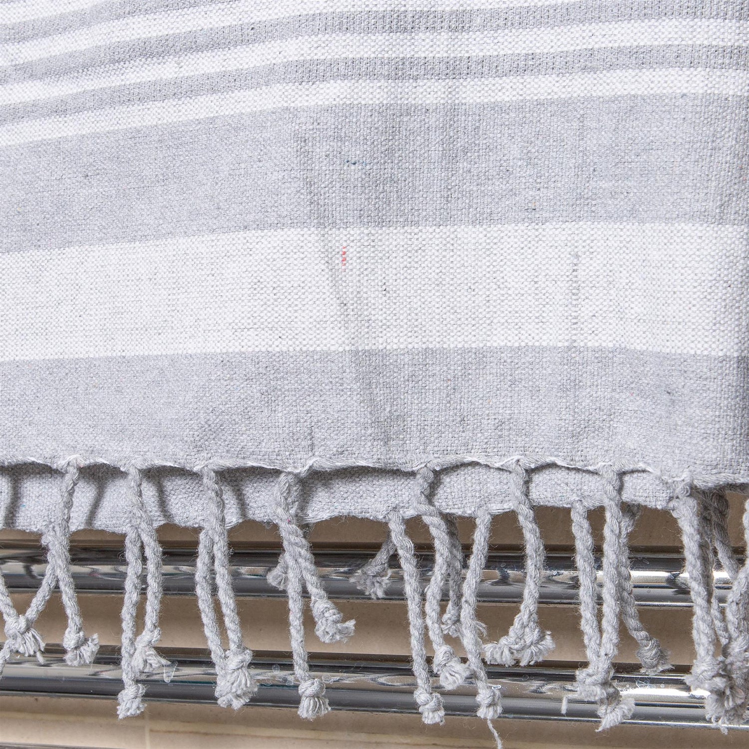 Deluxe Turkish Cotton Bath Towel - Light Grey