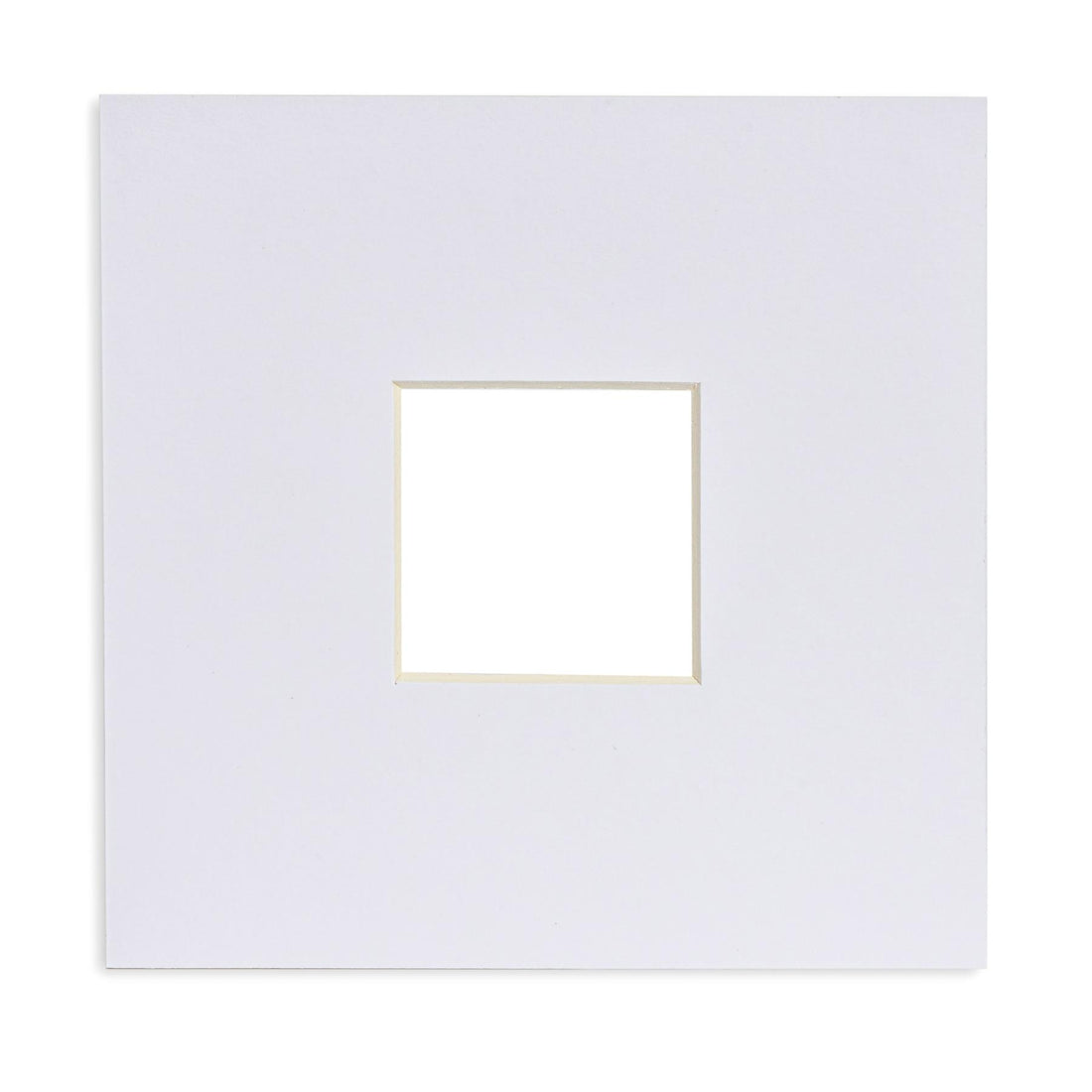 Nicola Spring Picture Mount for 6 x 6" Frame | Photo Size 2 x 2" - White