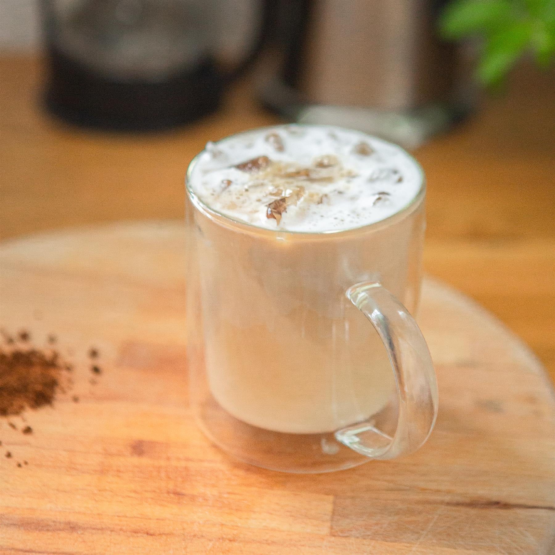 360ml Double-Walled Glass Mugs - Pack of Two