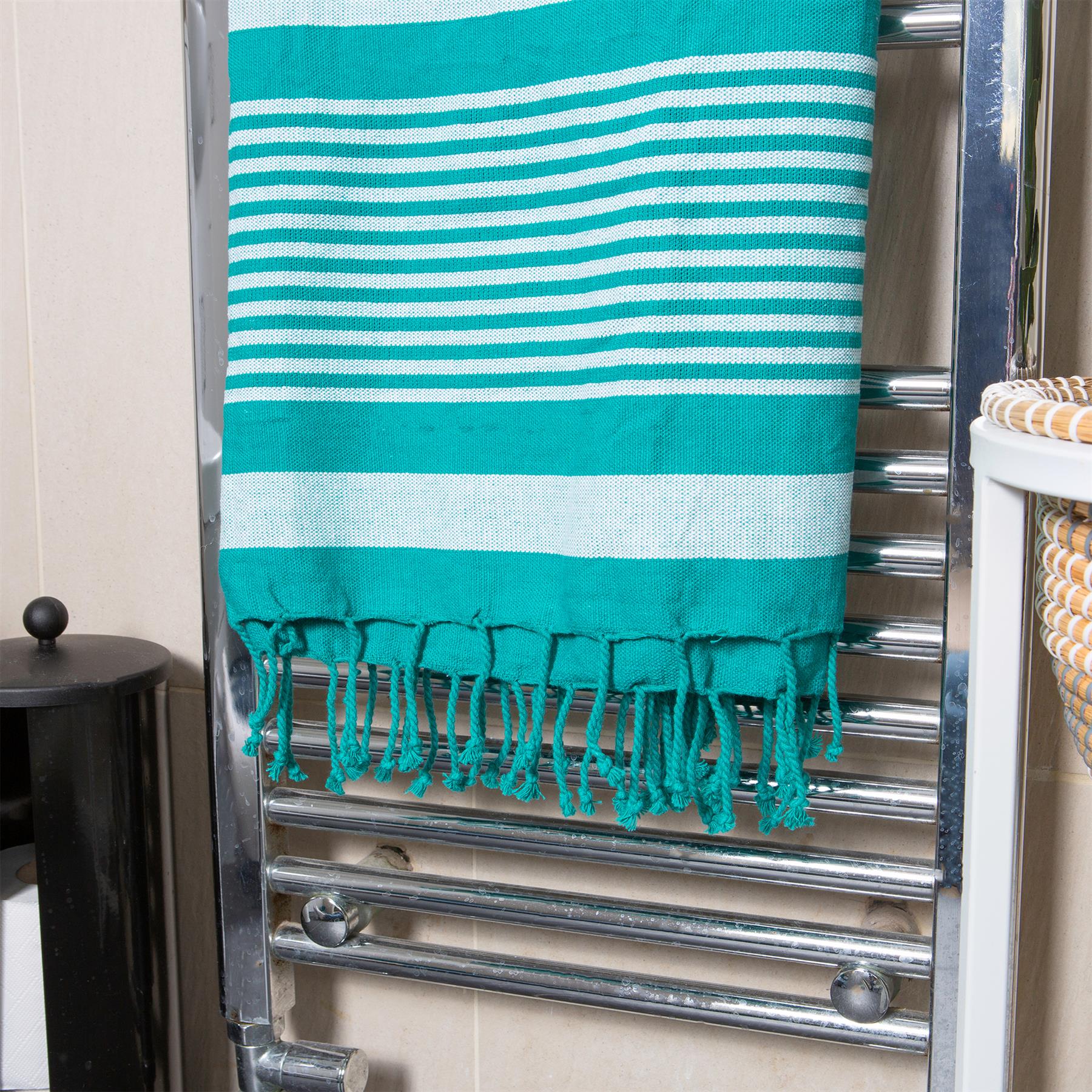 Deluxe Turkish Cotton Bath Towel - Turquoise
