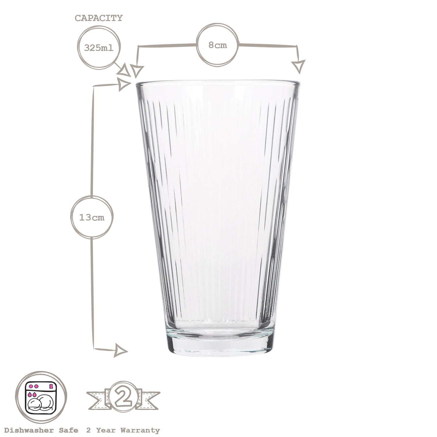 325ml Nora Highball Glass