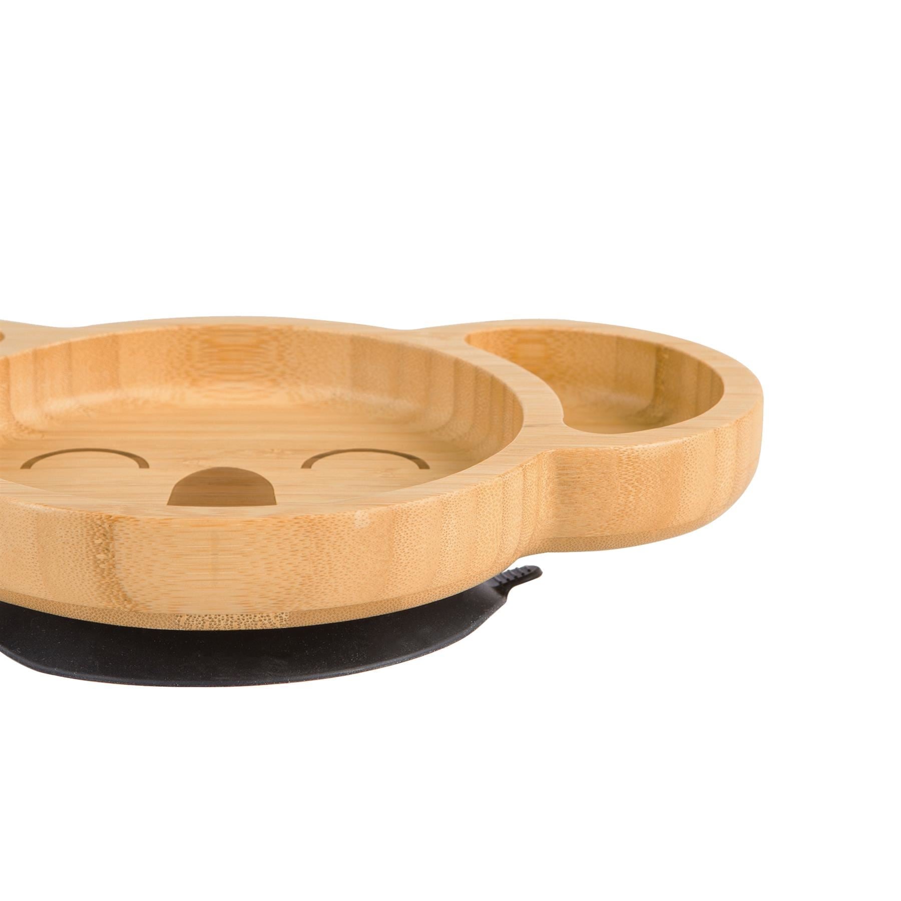 Navy Blue Koala Bamboo Suction Plate