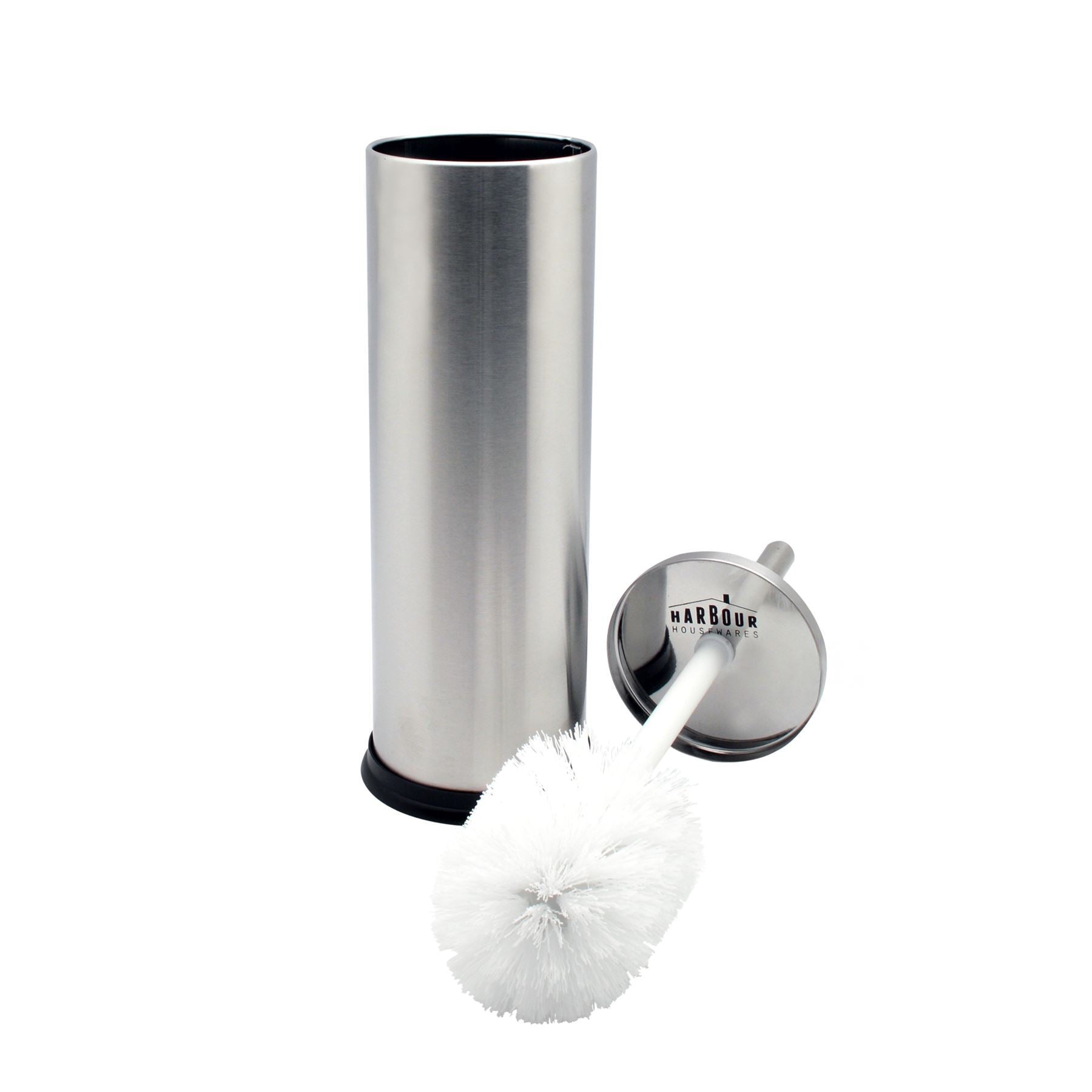 Harbour Housewares Bathroom Toilet Brush & Holder Set - Matte