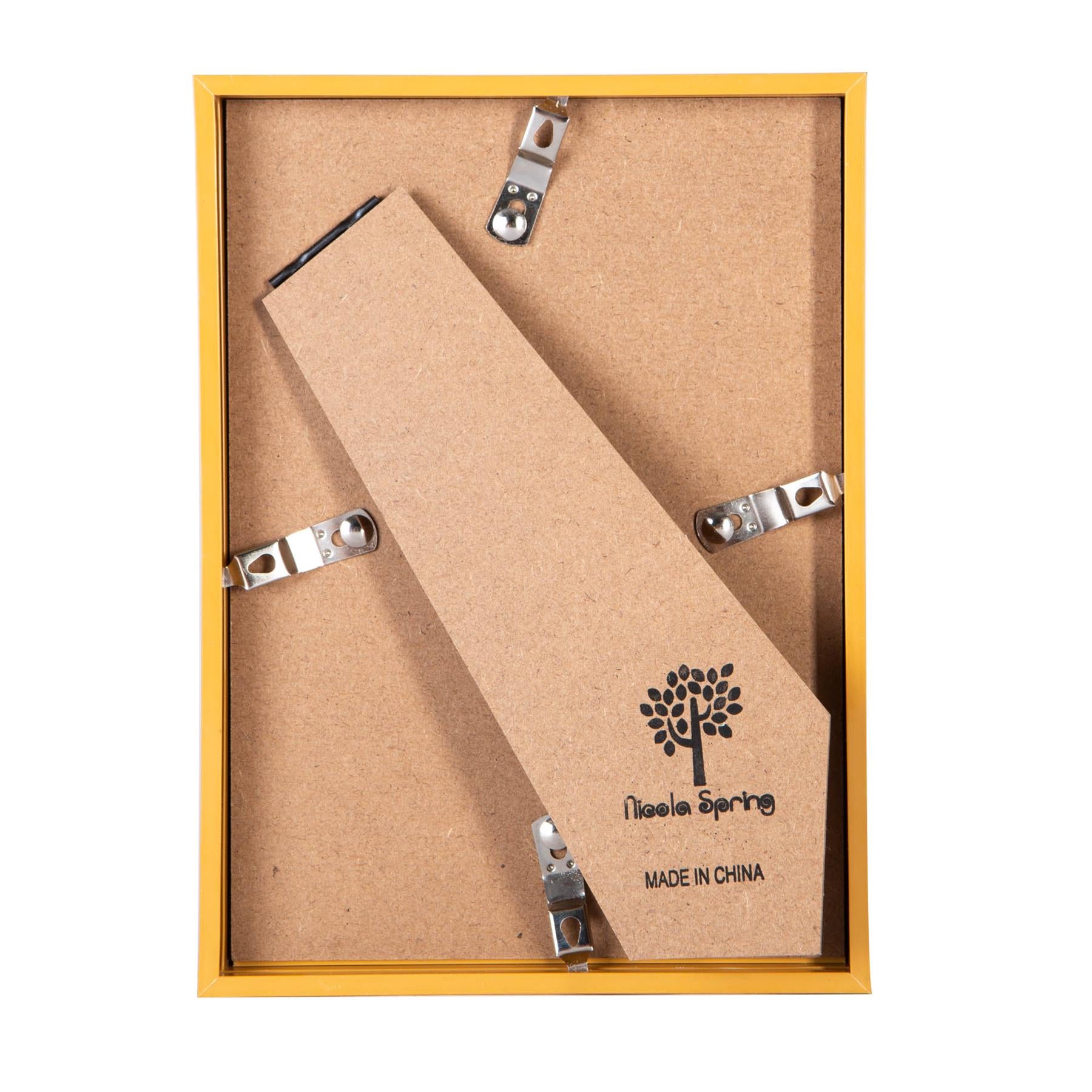 3D Deep Box Photo Frame - 5 x 7" - Light Wood