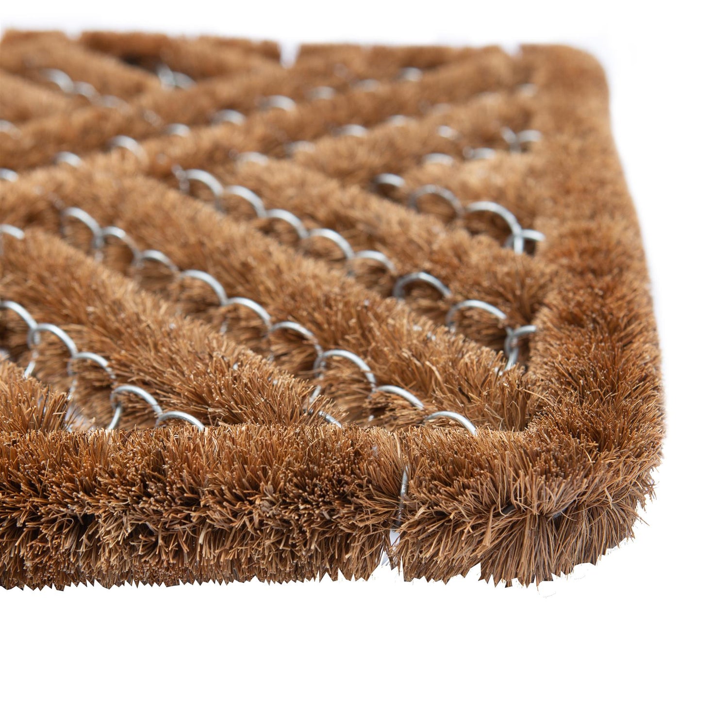 Coir Scraper Door Mat - 60 x 40cm - Open