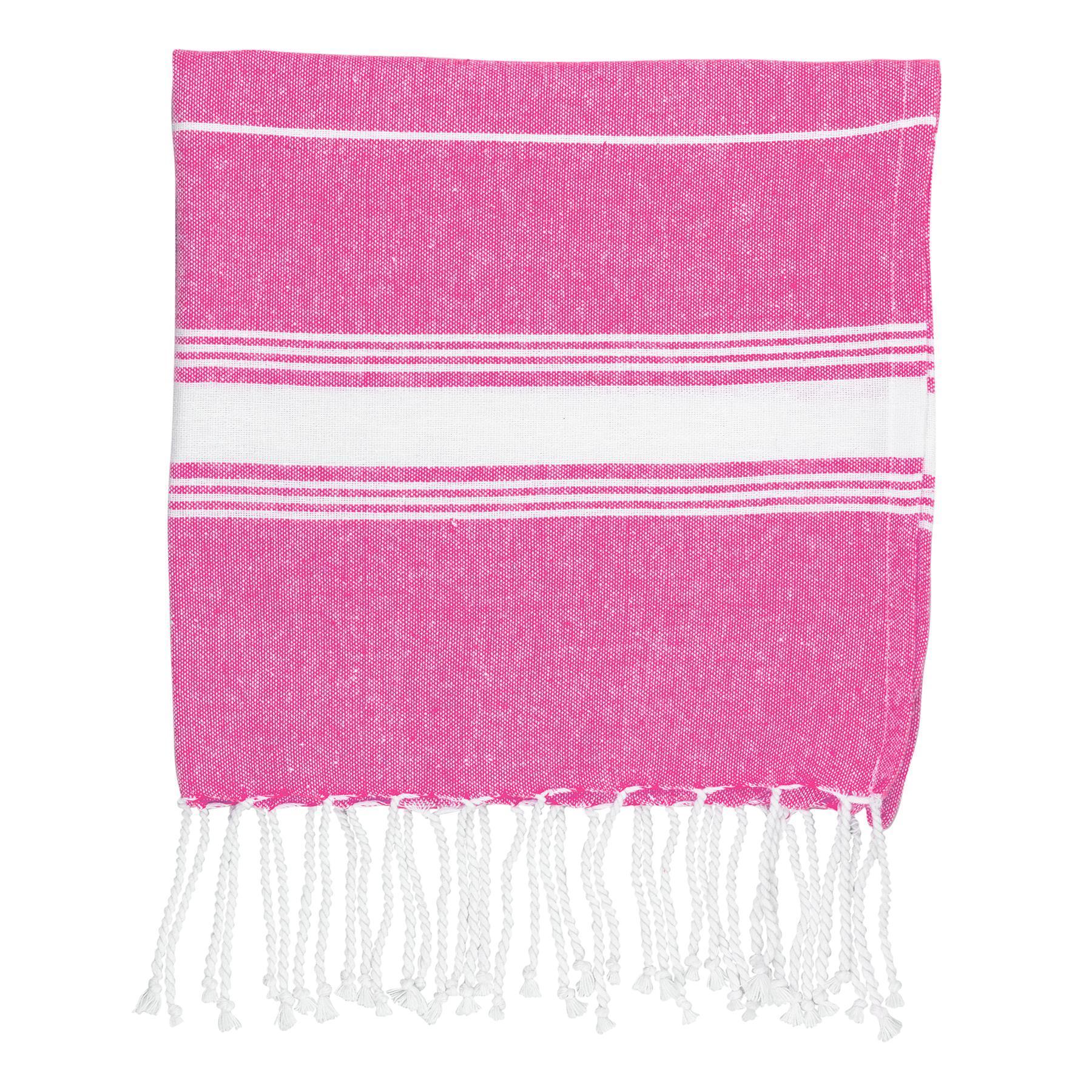 Nicola Spring 100 x 60cm Turkish Cotton Beach Towel - Pink