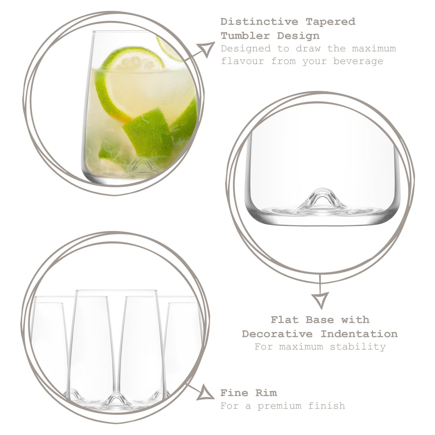 590ml Terra Highball Glass