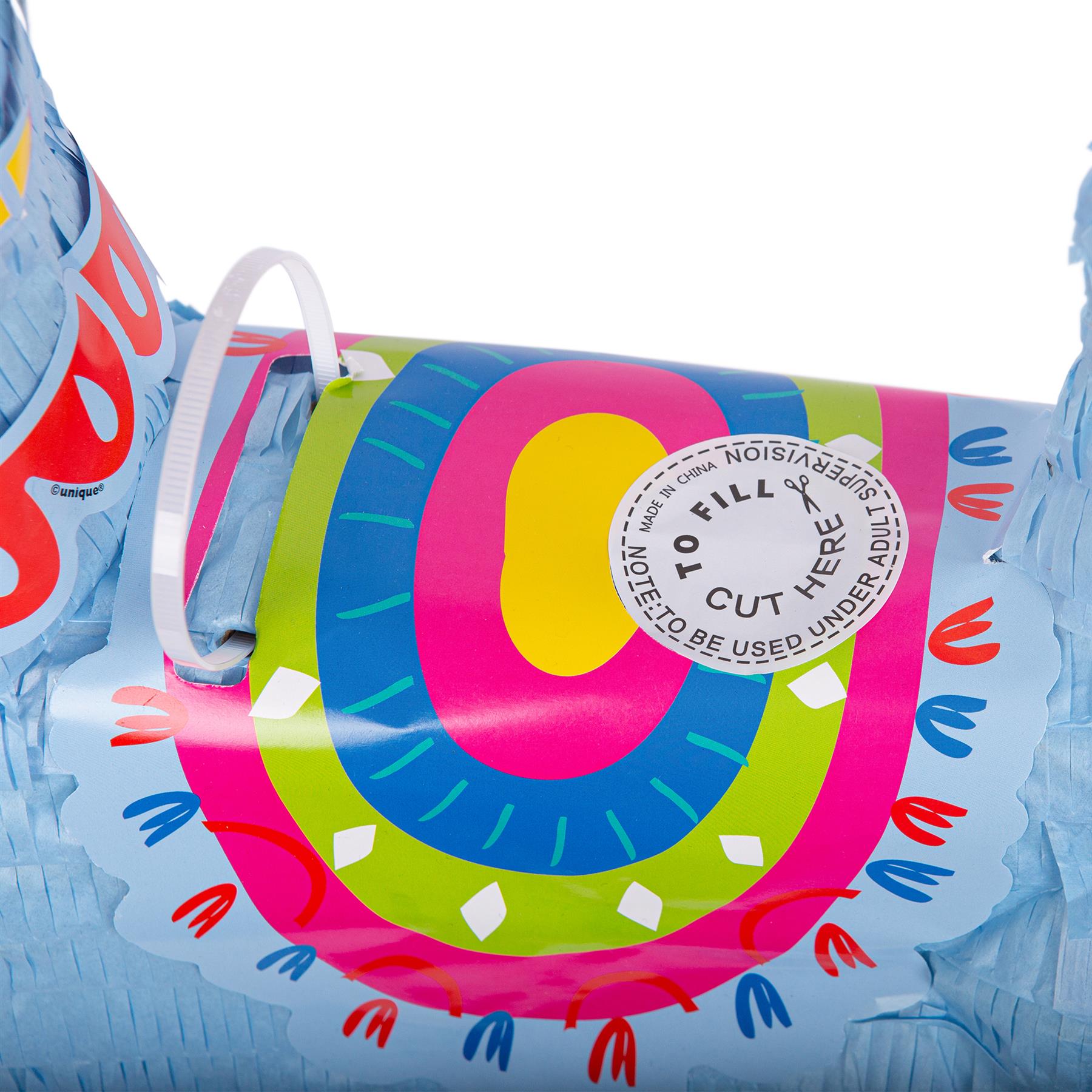 2pc Llama Pinata Set with Blindfold