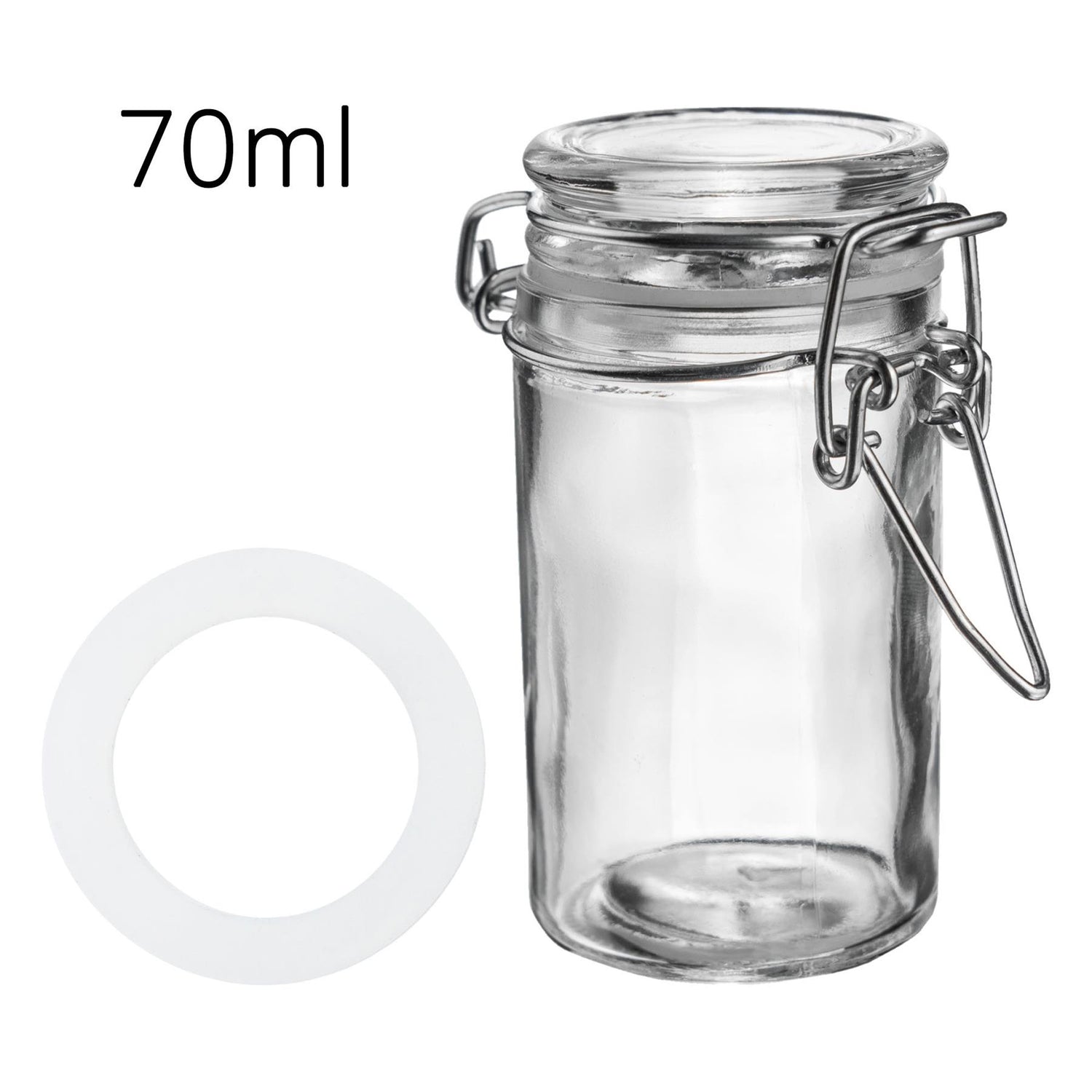 Argon Tableware Airtight Food Seals Glass Jars