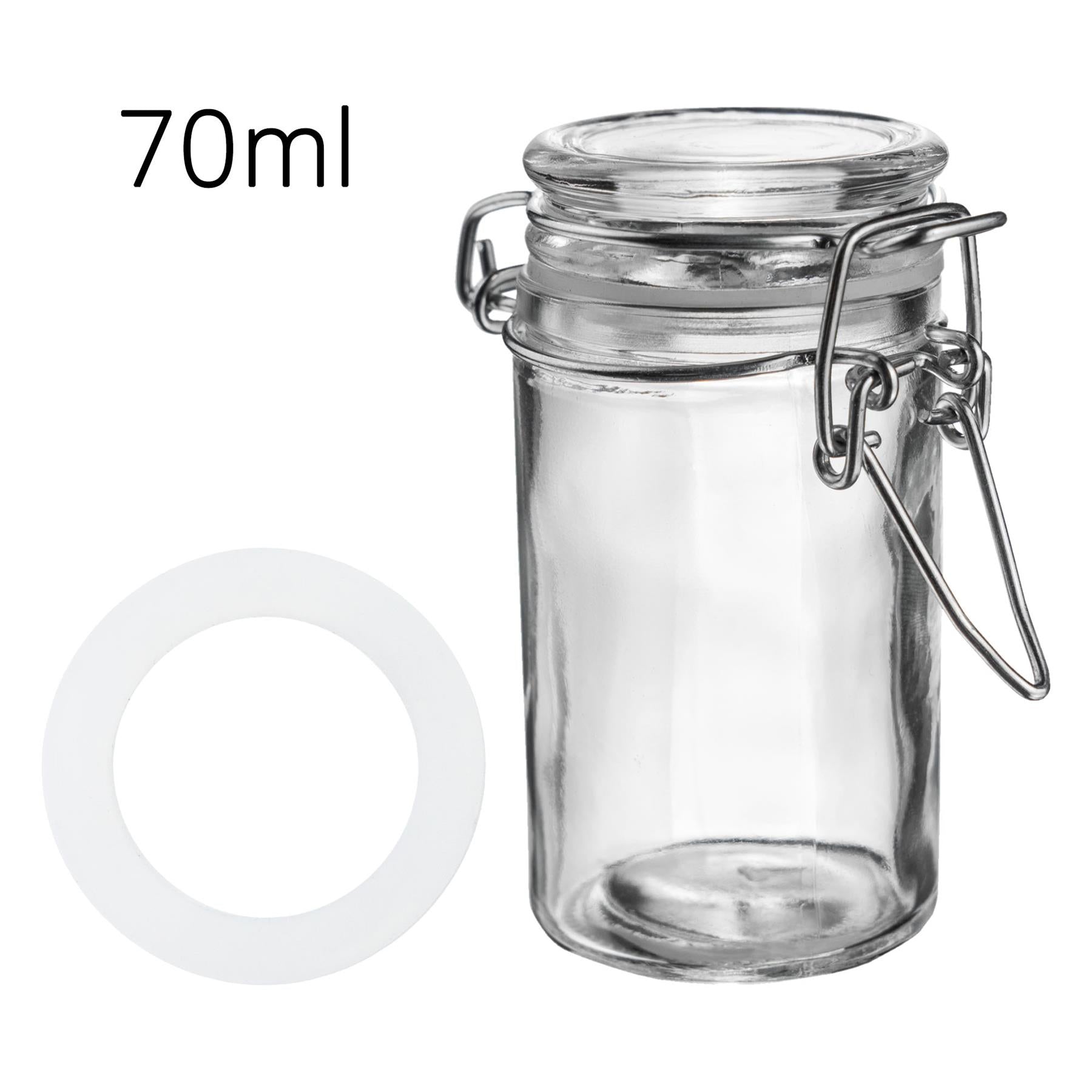 Argon Tableware Airtight Food Seals Glass Jars