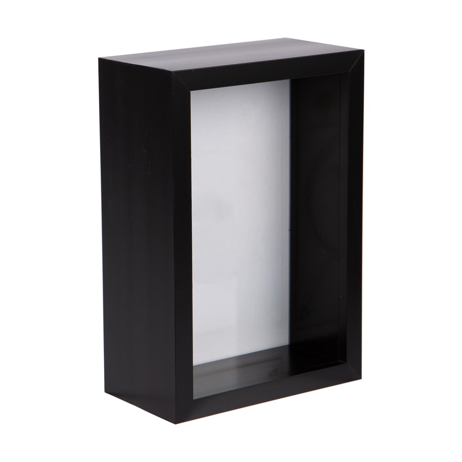 Nicola Spring 4" x 6" 3D Deep Box Photo Frame - Black