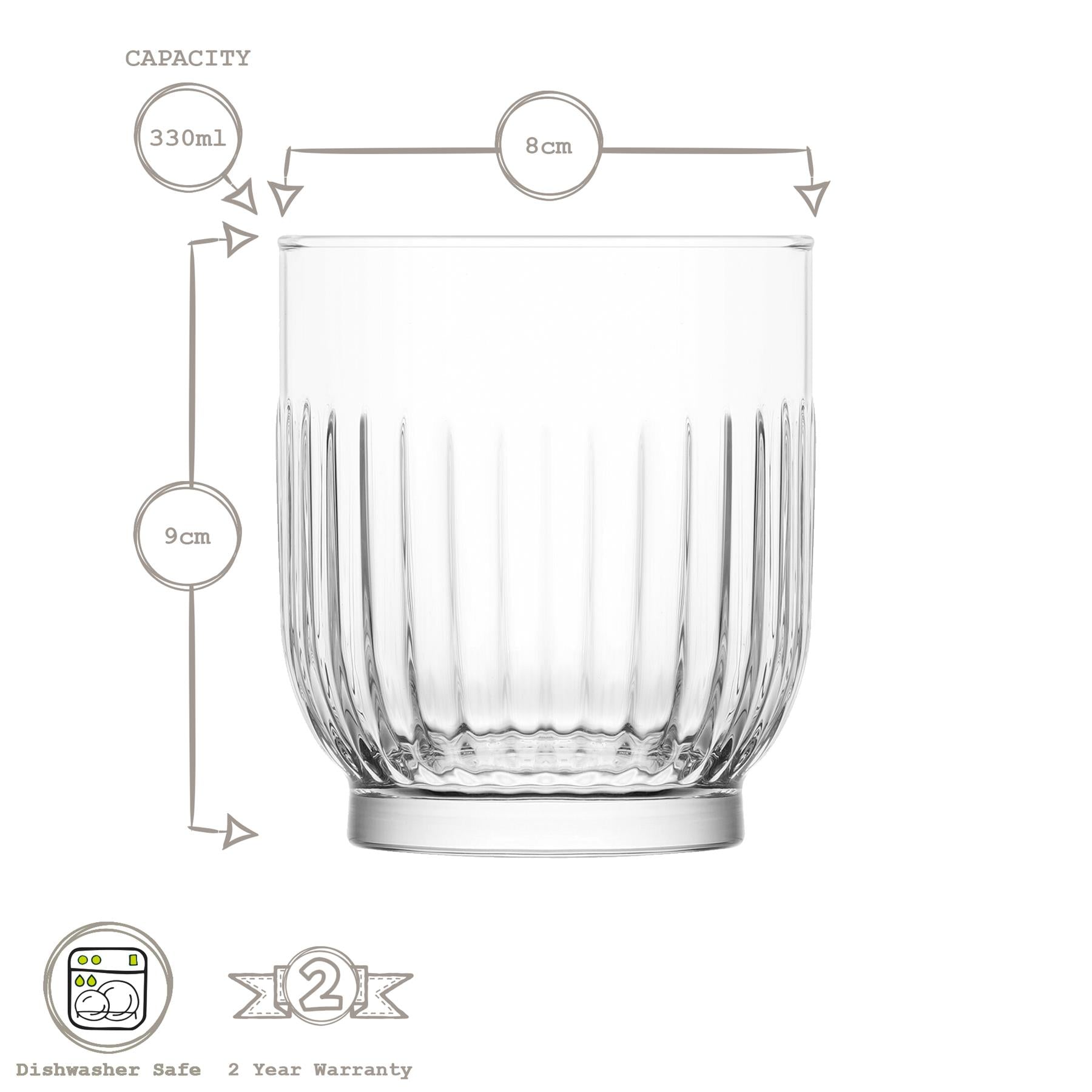 330ml Tokyo Whiskey Glass