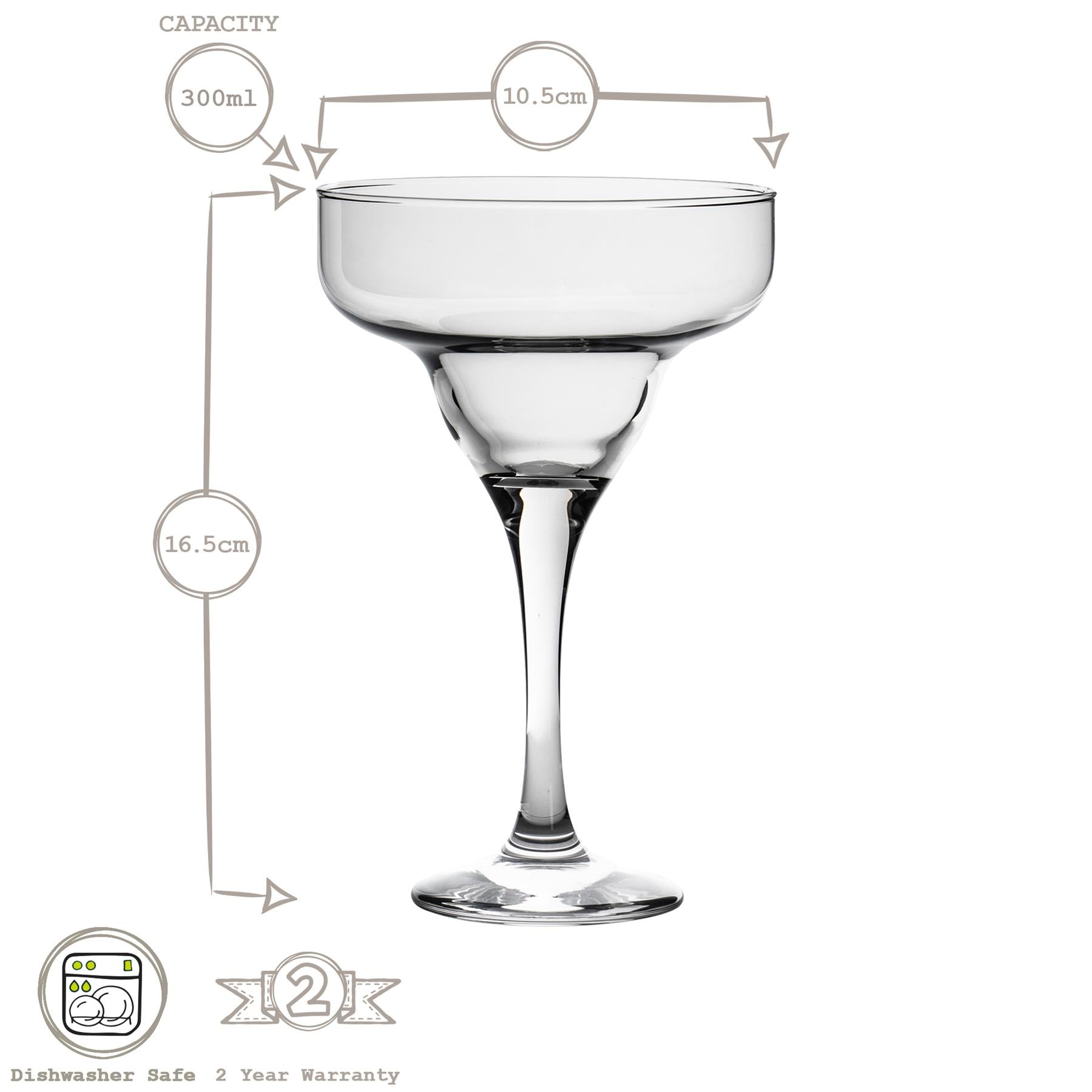 295ml Misket Margarita Glass