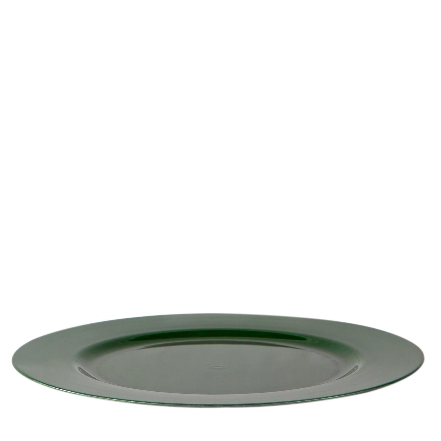 Metallic Charger Plate - 33cm - Green