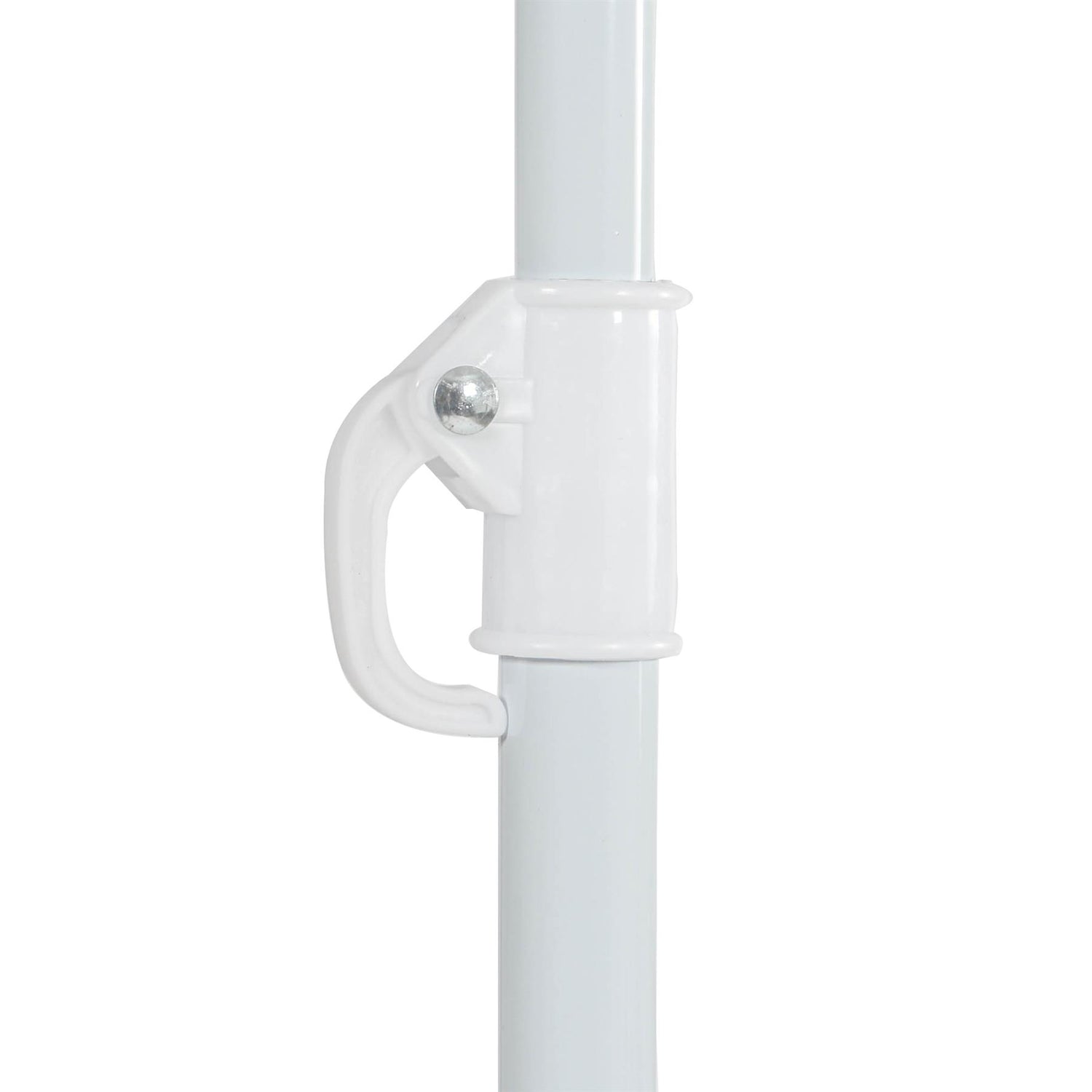 Metal Beach Parasol - 1.74 x 1.93m - Grey