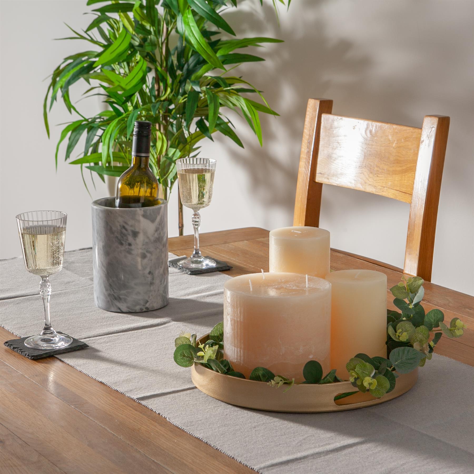 Round Serving Tray - Centre Piece - 33cm - Gold