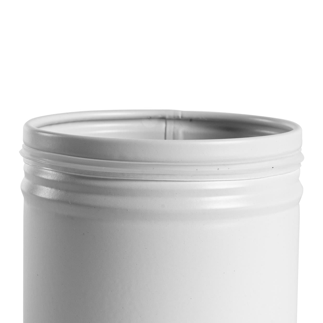 Harbour Housewares Vintage Coffee Storage Canister - Matte White