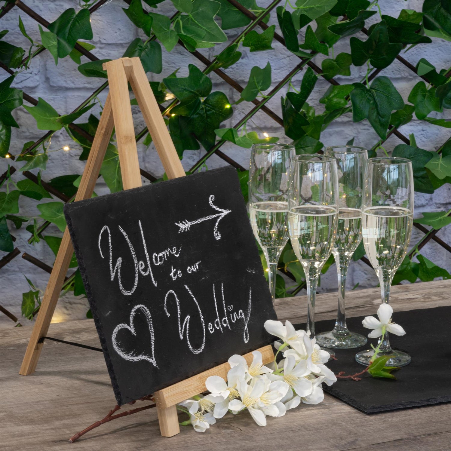 Argon Tableware Small Wooden Easel - Pine - 20cm