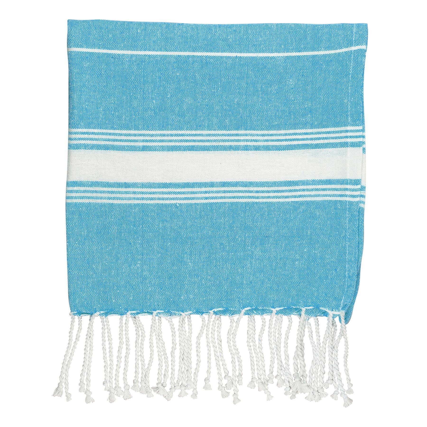 Nicola Spring 100 x 60cm Turkish Cotton Beach Towel - Blue