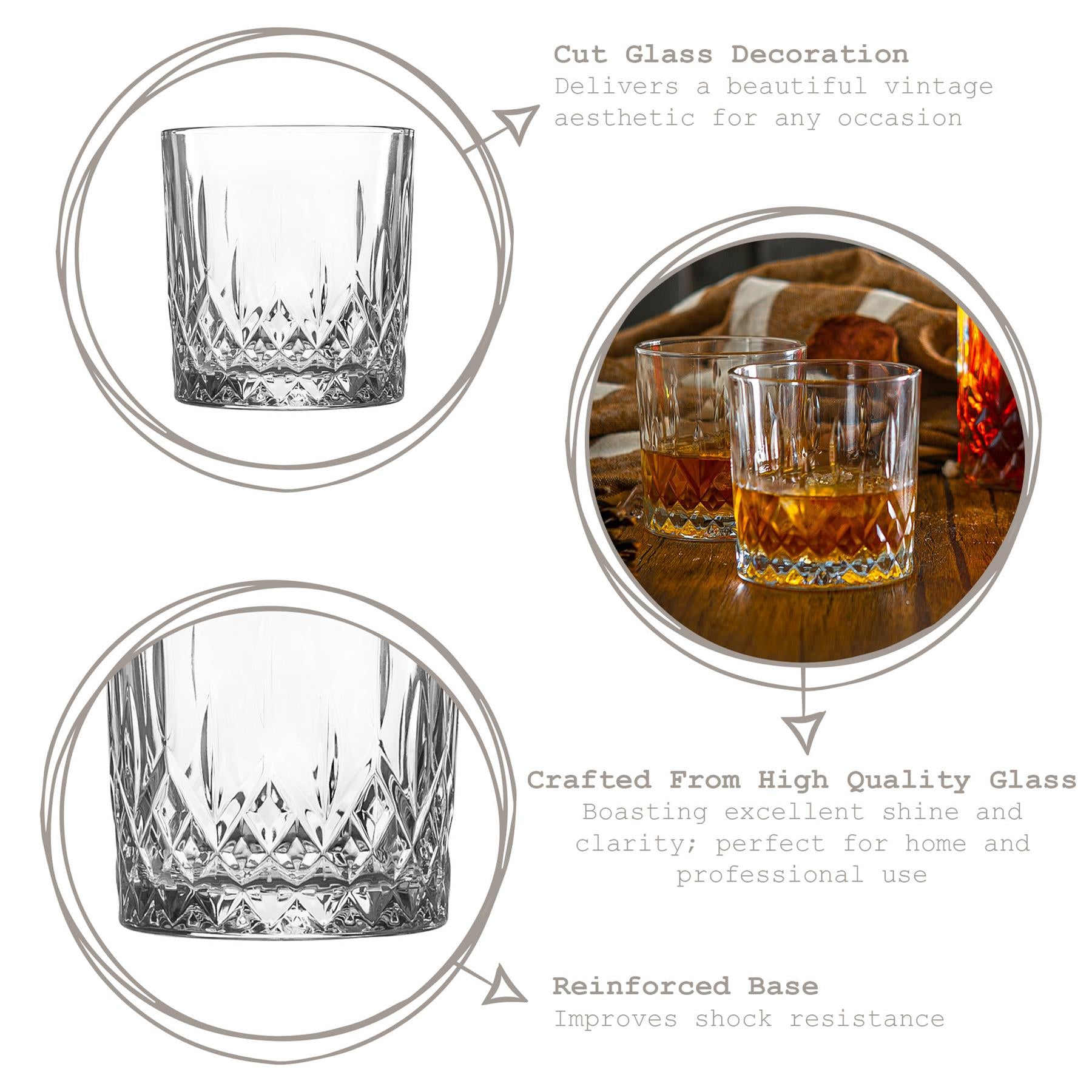 330ml Odin Whiskey Glass