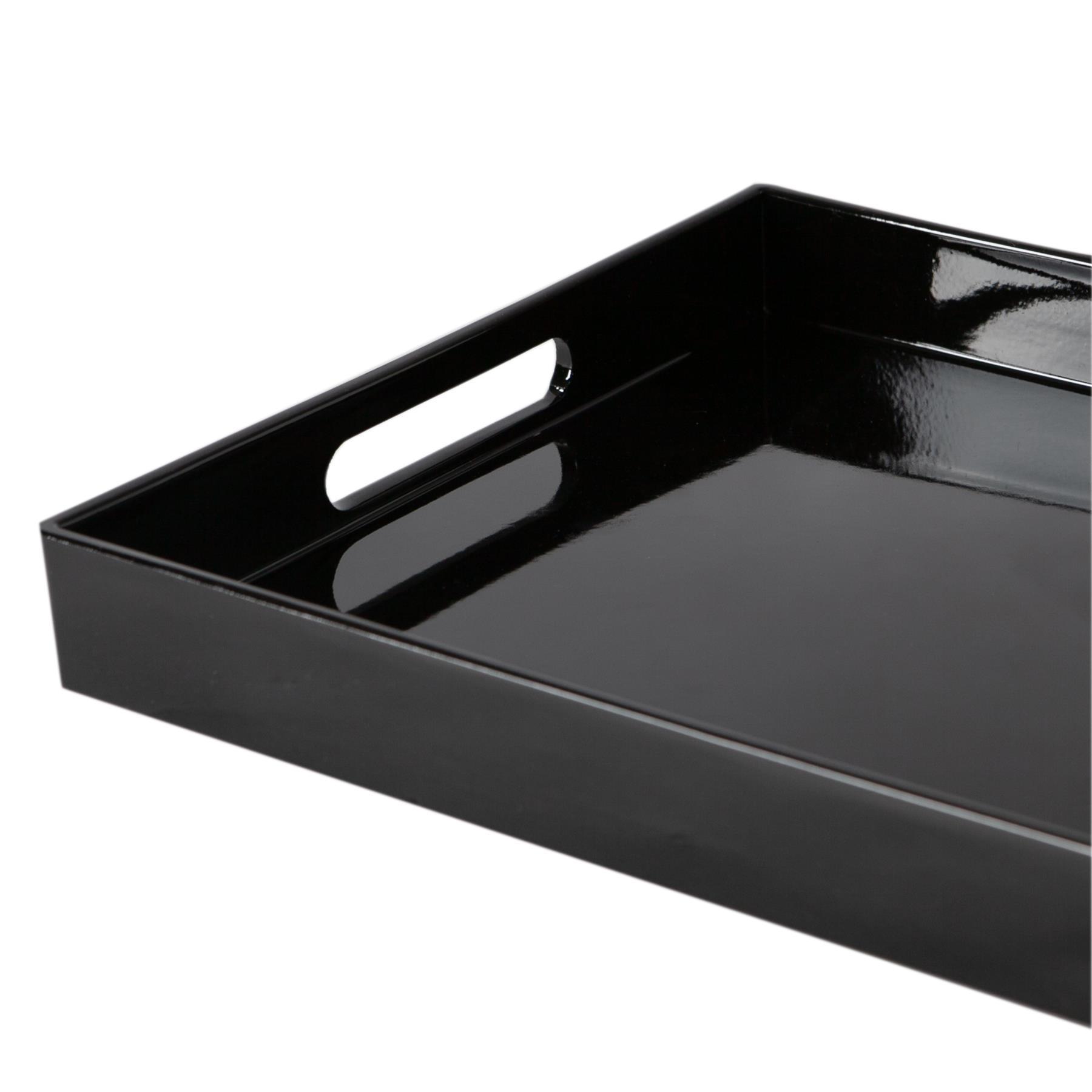 Rectangle Serving Tray - Centre Piece - 34.5cm - Black