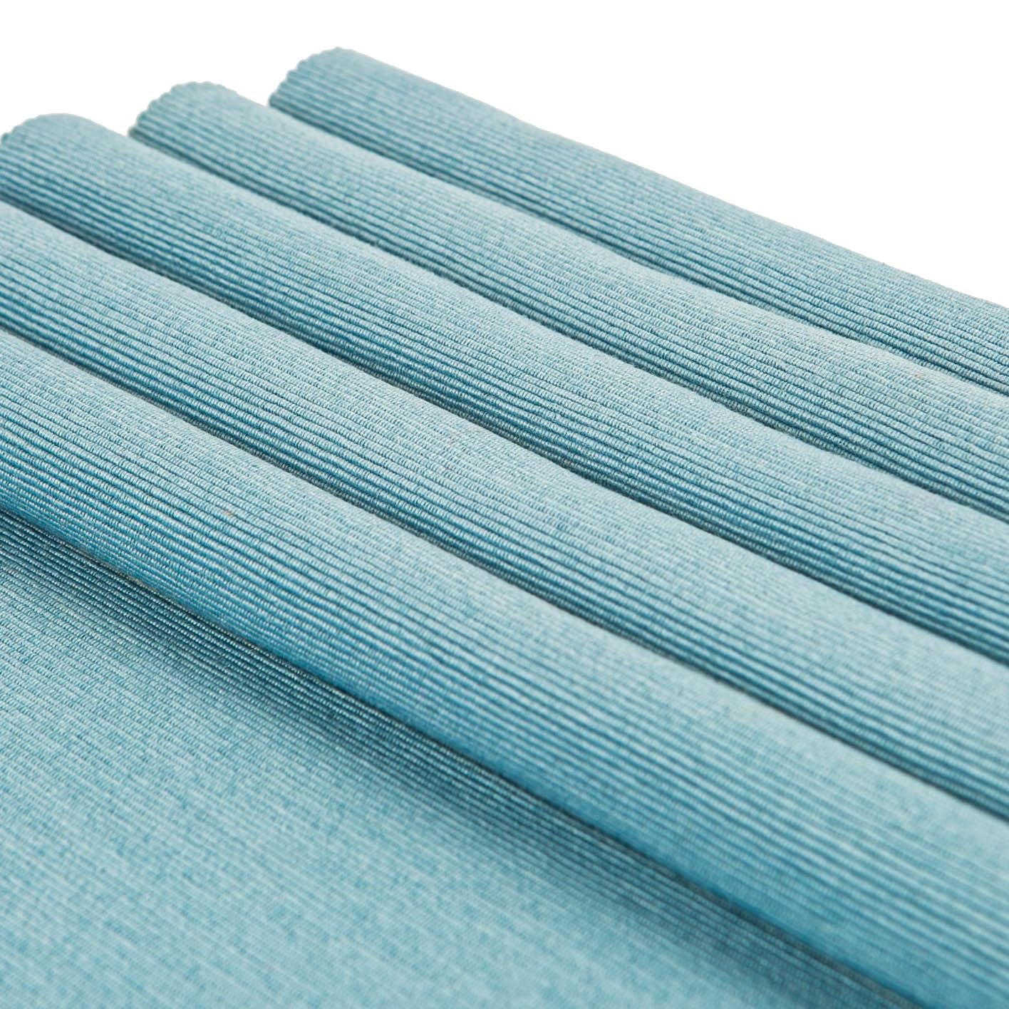 Ribbed Cotton Placemat - Olympic Blue