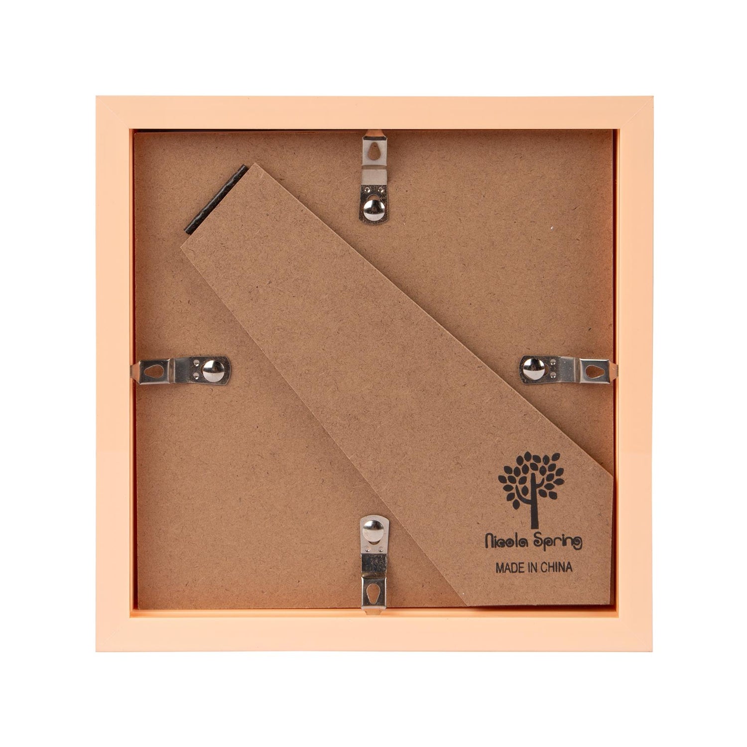 6" x 6" 3D Box Photo Frame - Light Brown