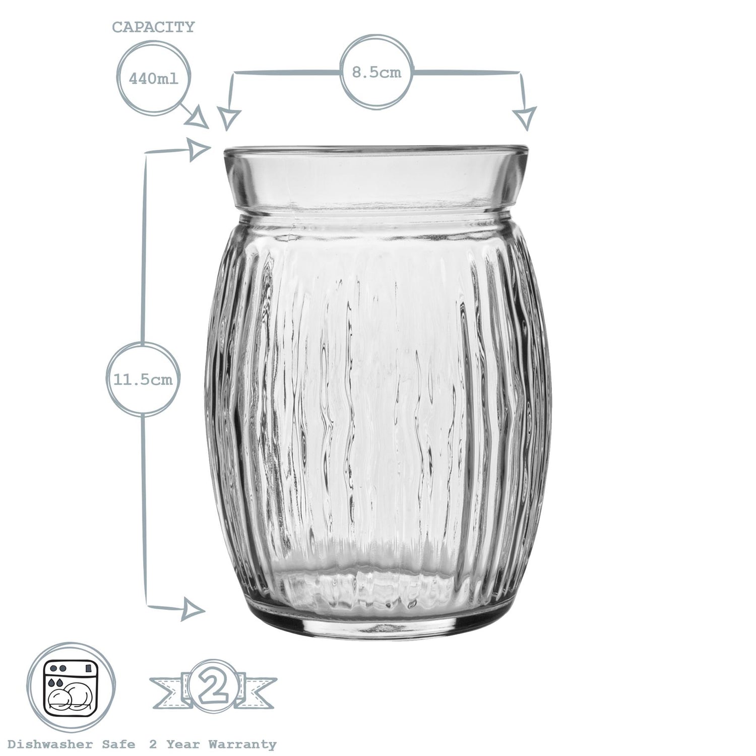 Bormioli Rocco Sweet Coconut Cocktail Glass - 455ml