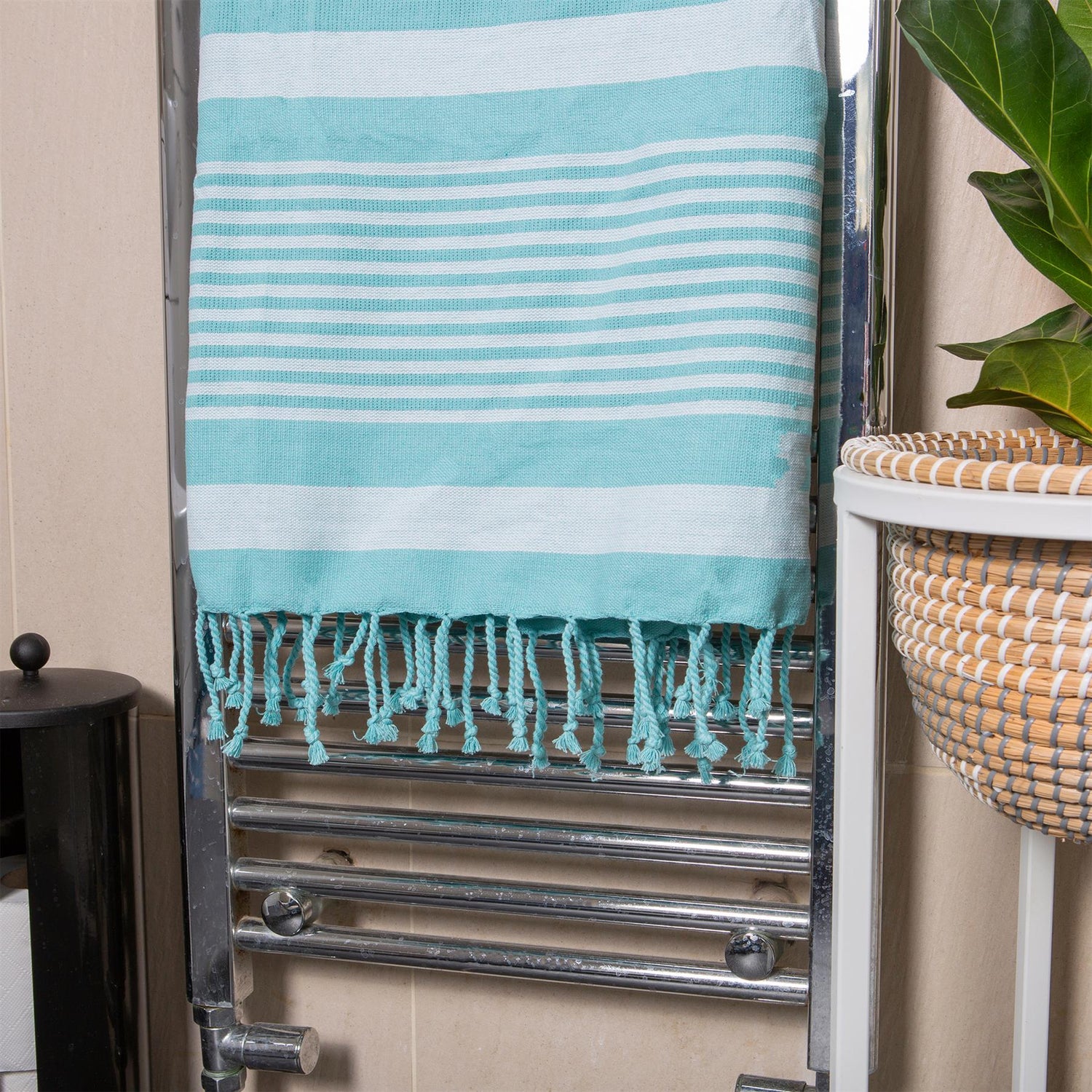 Deluxe Turkish Cotton Bath Towel - Sky Blue