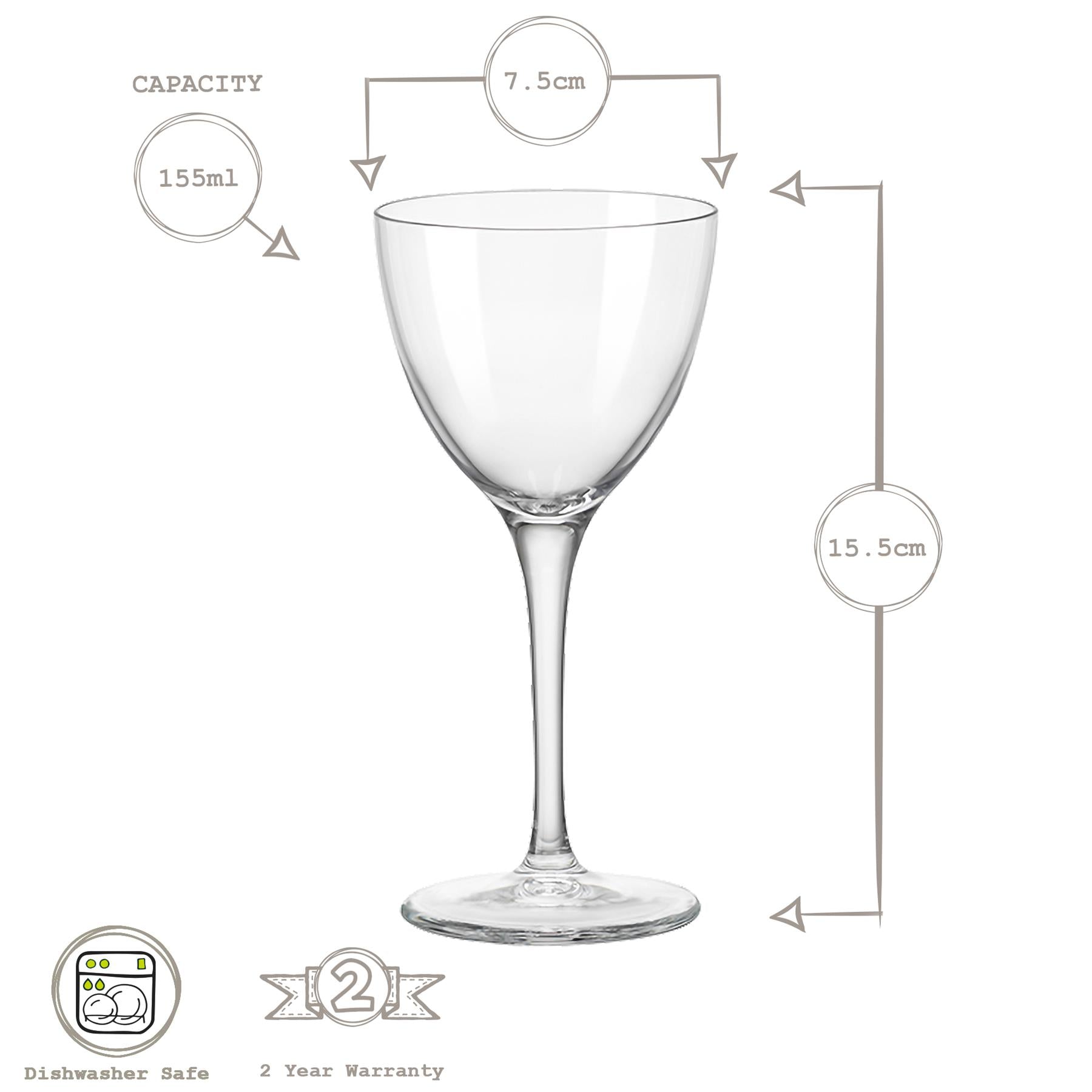 Bartender Novecento Nick & Nora Glass - 155ml