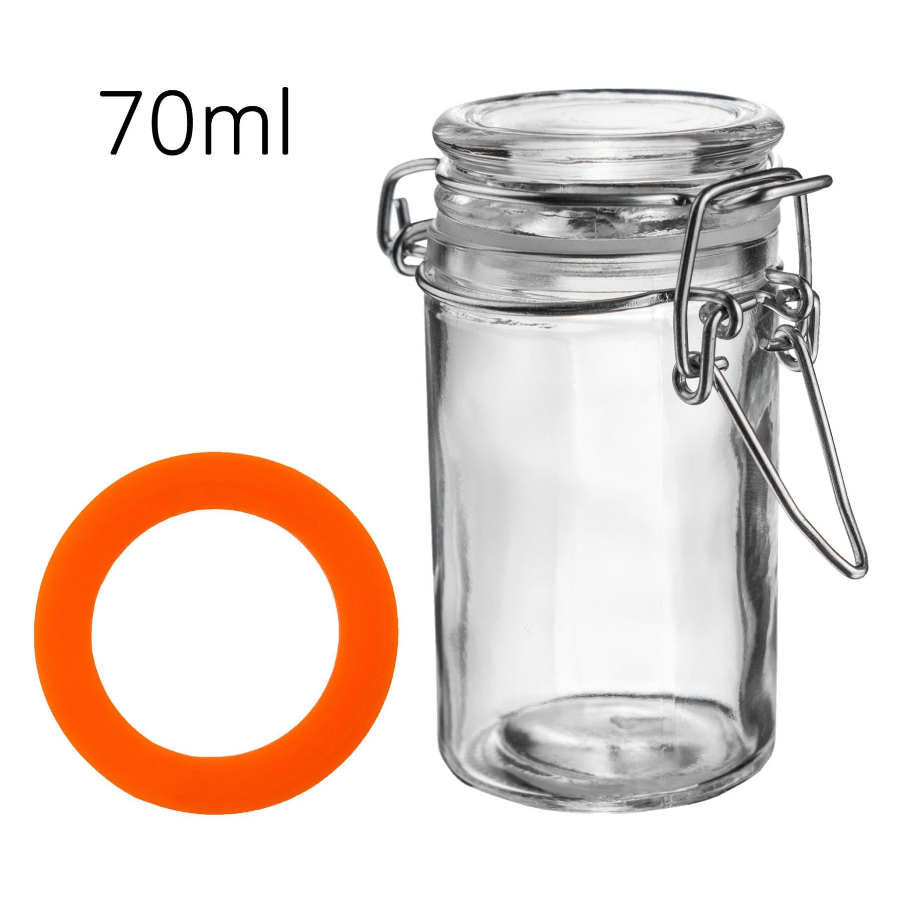 Argon Tableware Airtight Food Seals Glass Jars
