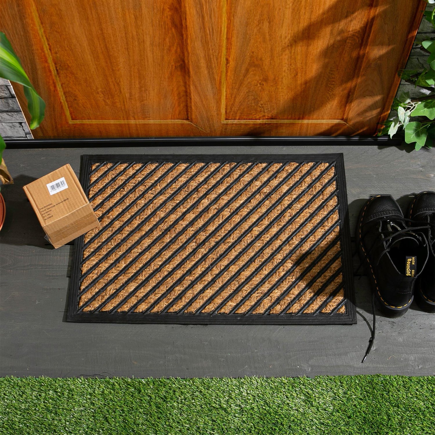 Heavy Duty Door Mat - 60 x 40cm - Diagonal