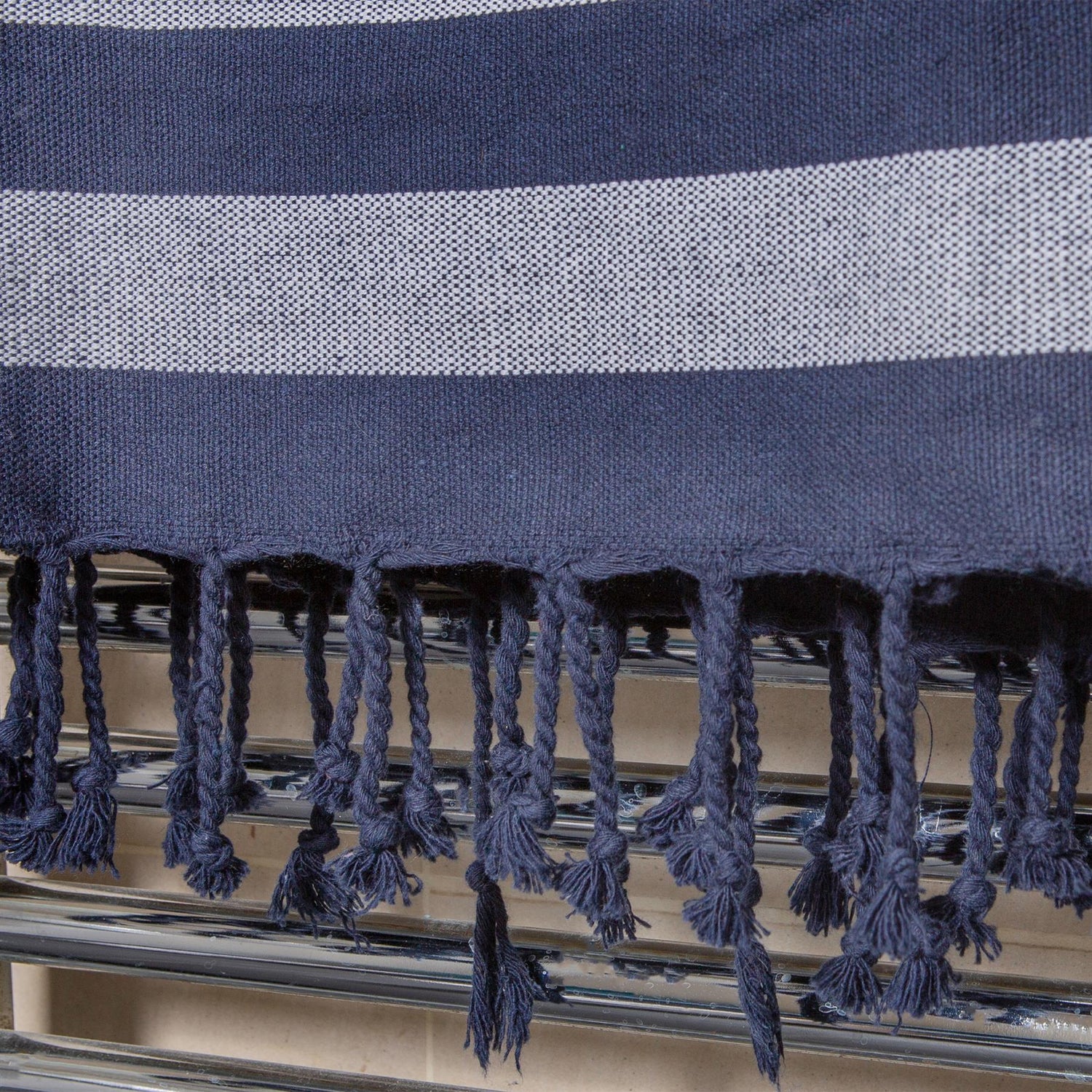 Deluxe Turkish Cotton Bath Towel - Navy