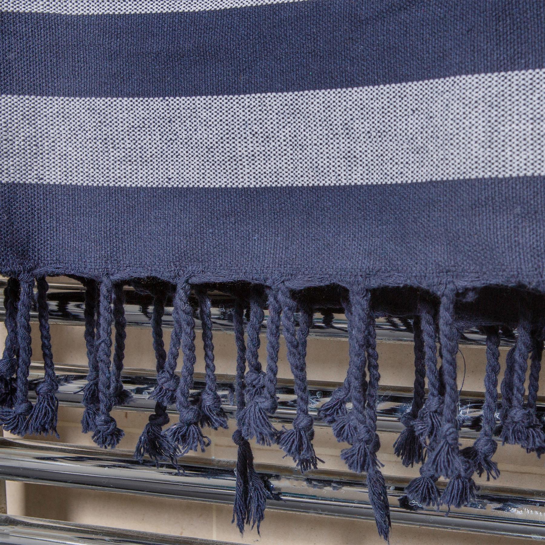 Deluxe Turkish Cotton Bath Towel - Navy