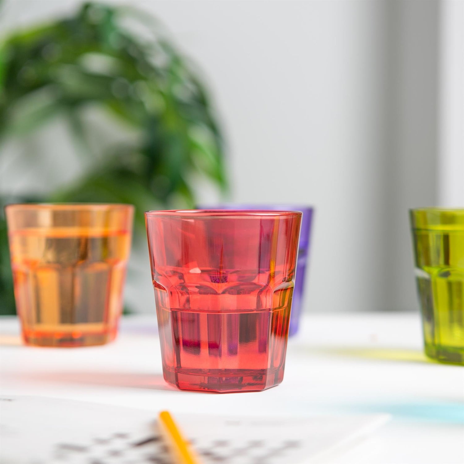 Coloured Water Glass - 305ml - 6 Colours Available