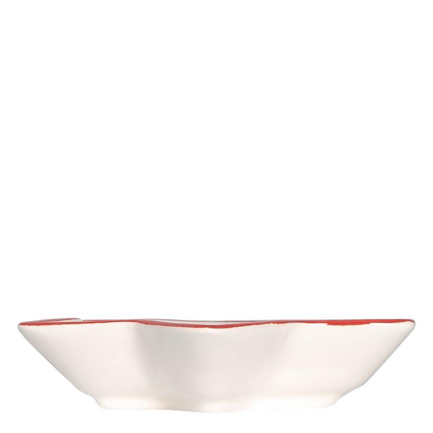 Father Christmas Stoneware Star Serving Plate - 18cm