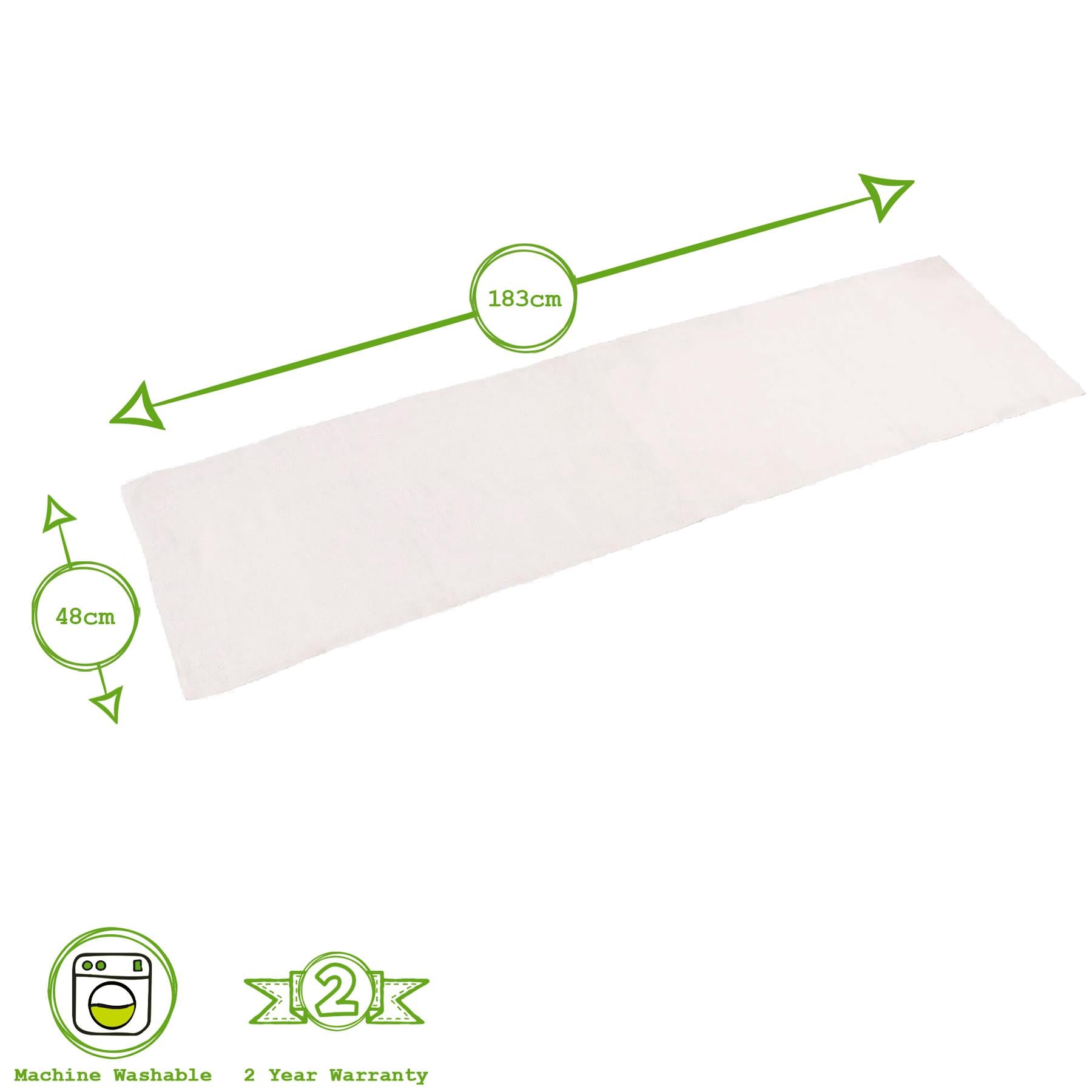 48cm x 183cm Cotton Fabric Table Runner