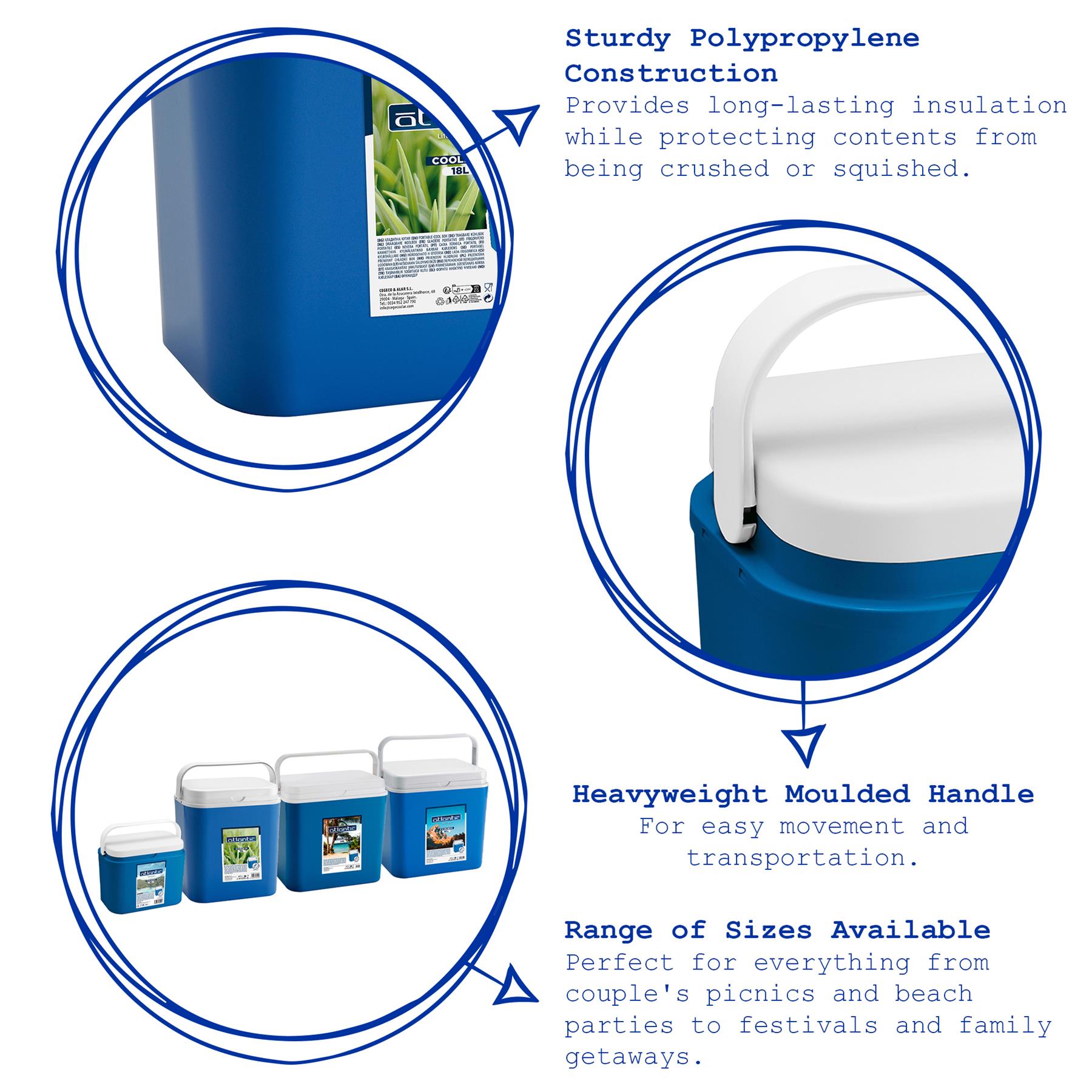 Blue 30L Cool Box