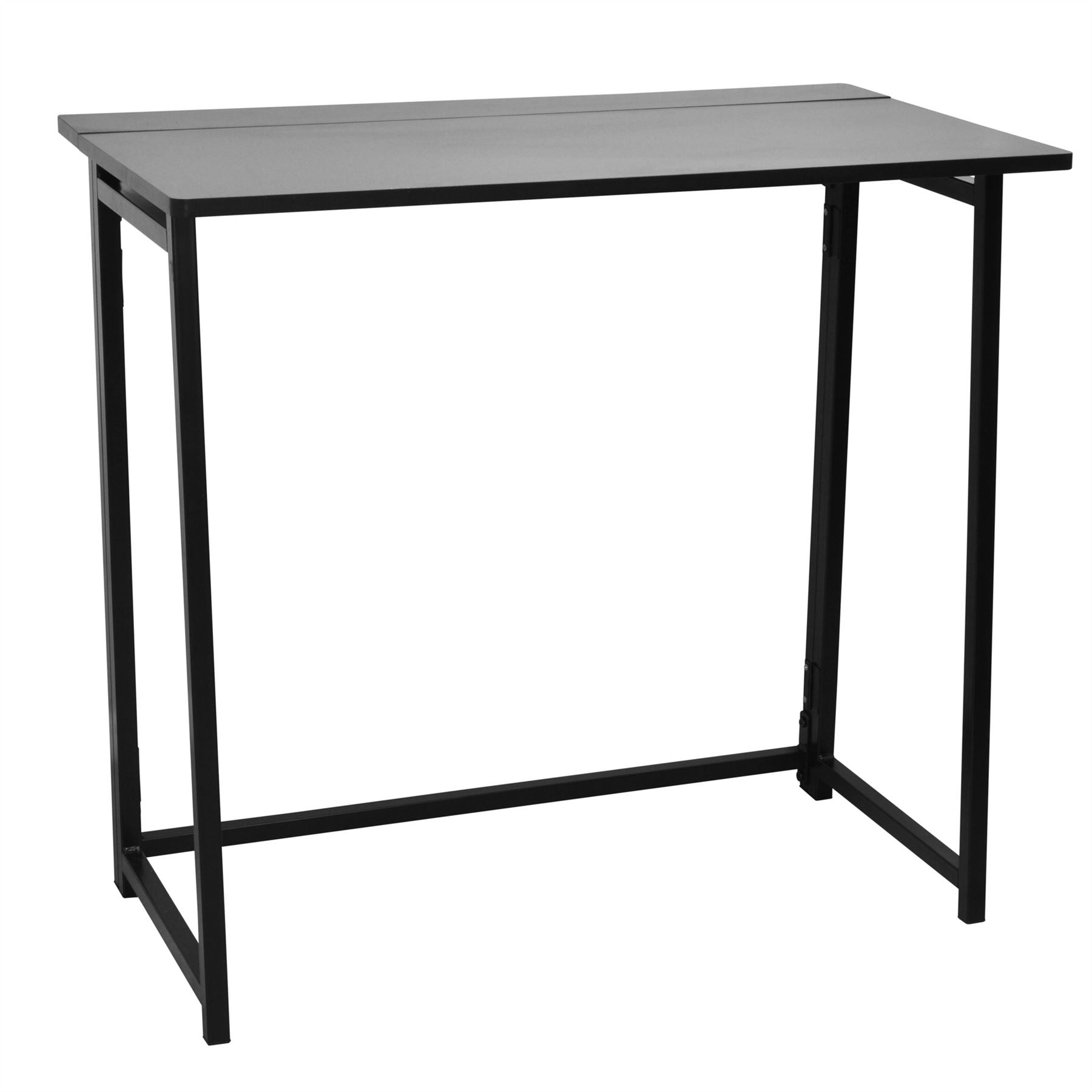 Harbour Housewares Folding Space Saver Desk - Black