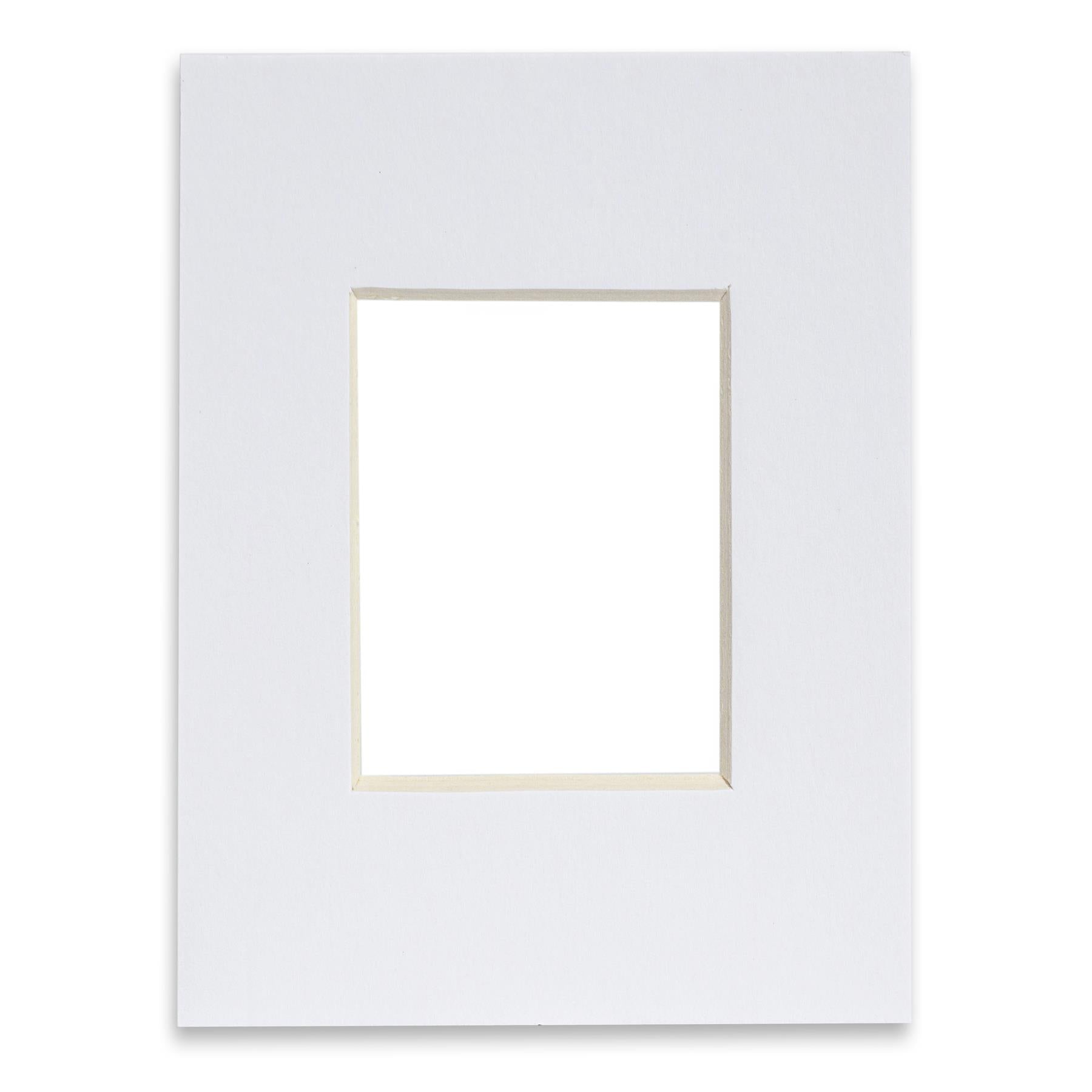 Nicola Spring Picture Mount for 8 x 10" Frame | Photo Size 4 x 6" - White