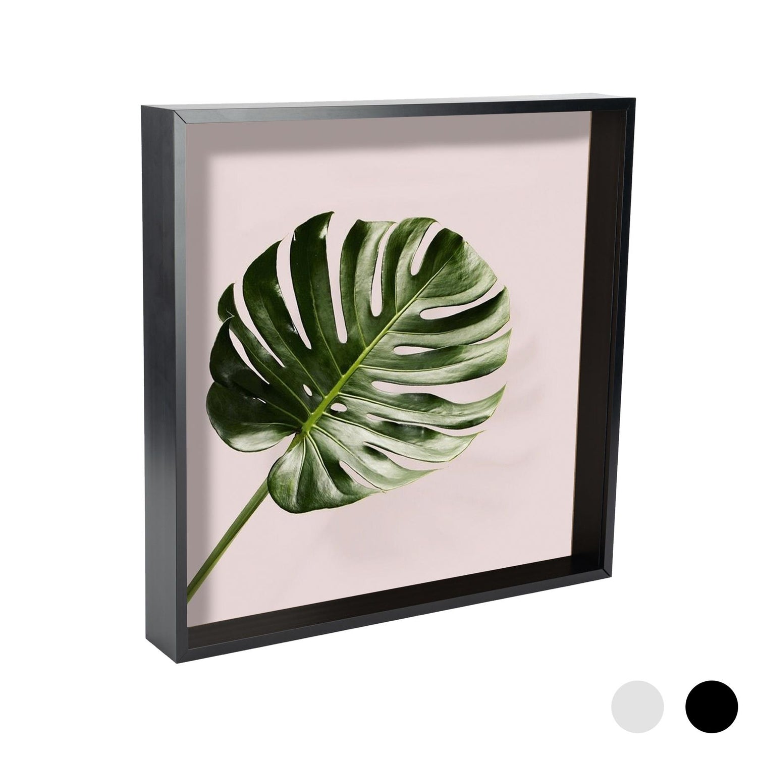 Nicola Spring Deep Box Photo Frame - 16 x 16 - Black