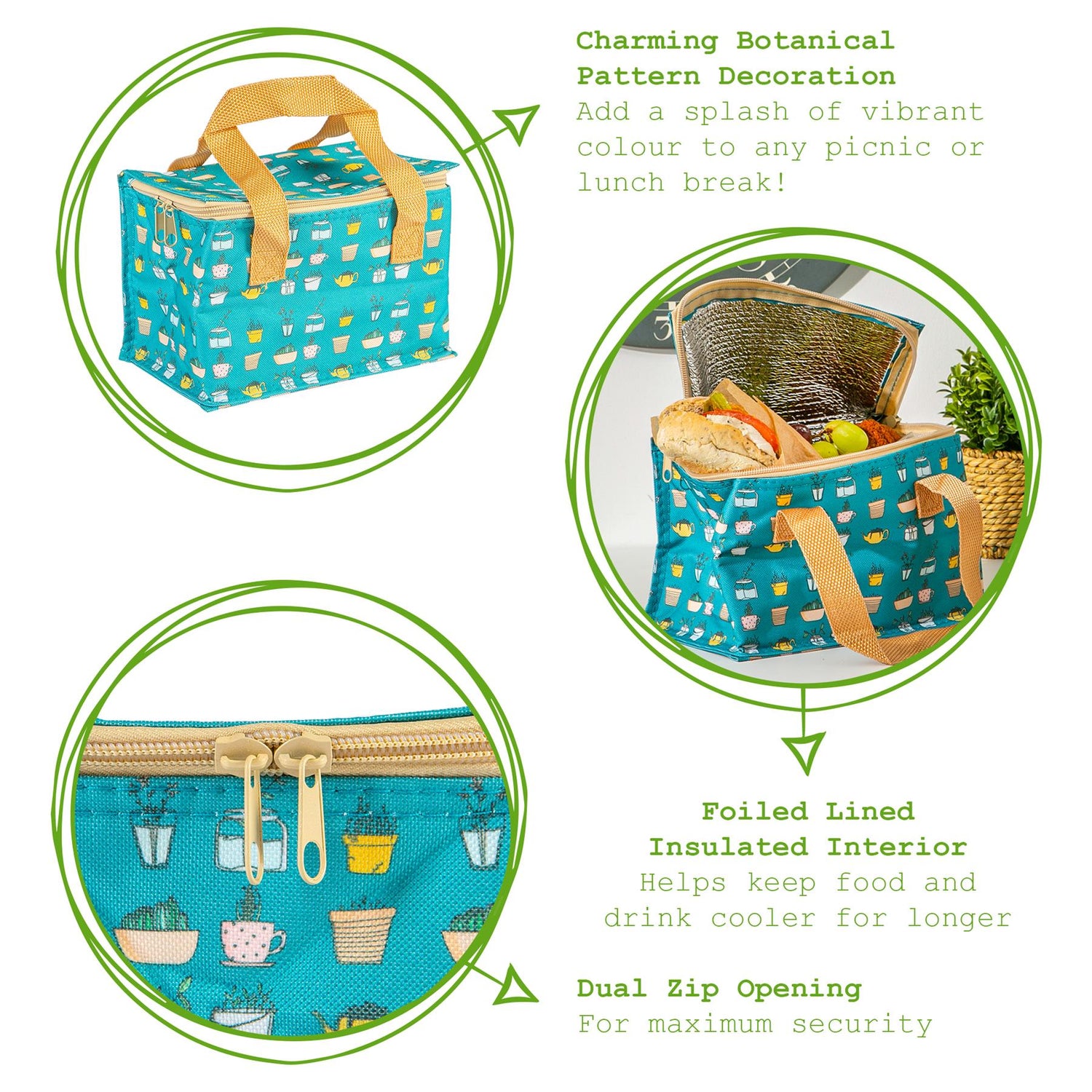 Insulated Lunch Bag - Little Botanics